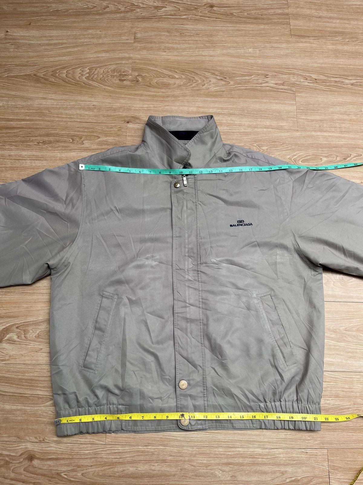 Balenciaga Balenciaga Paris Vintage Jacket Big Logo Hideen Hood Size US L / EU 52-54 / 3 - 12 Thumbnail