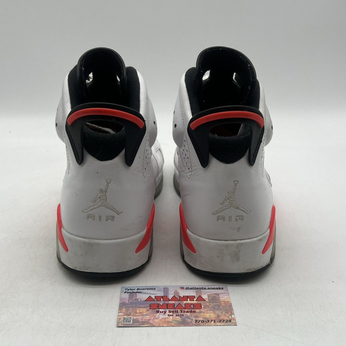 Jordan Brand Air Jordan 6 white infrared Size US 11 / EU 44 - 3 Thumbnail