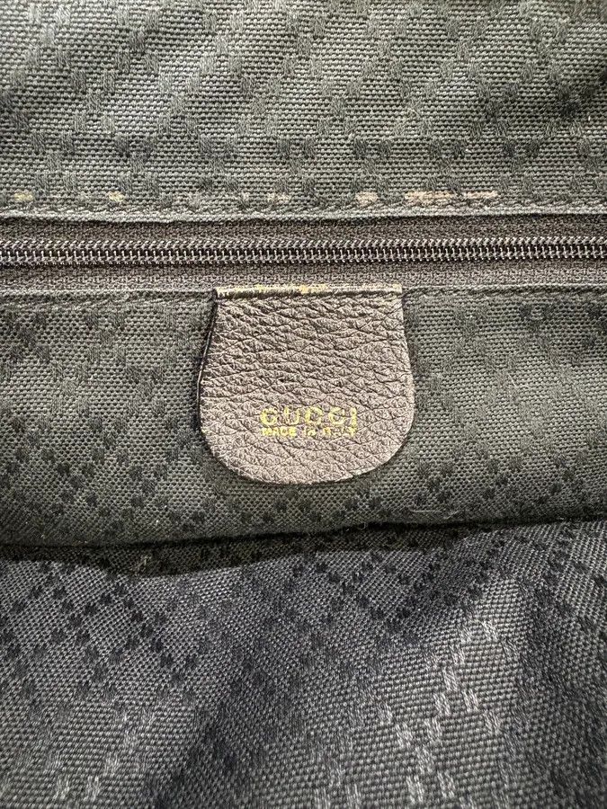 Gucci FW2006 Gucci Black Suede Bamboo Handle Bag Size ONE SIZE - 11 Thumbnail