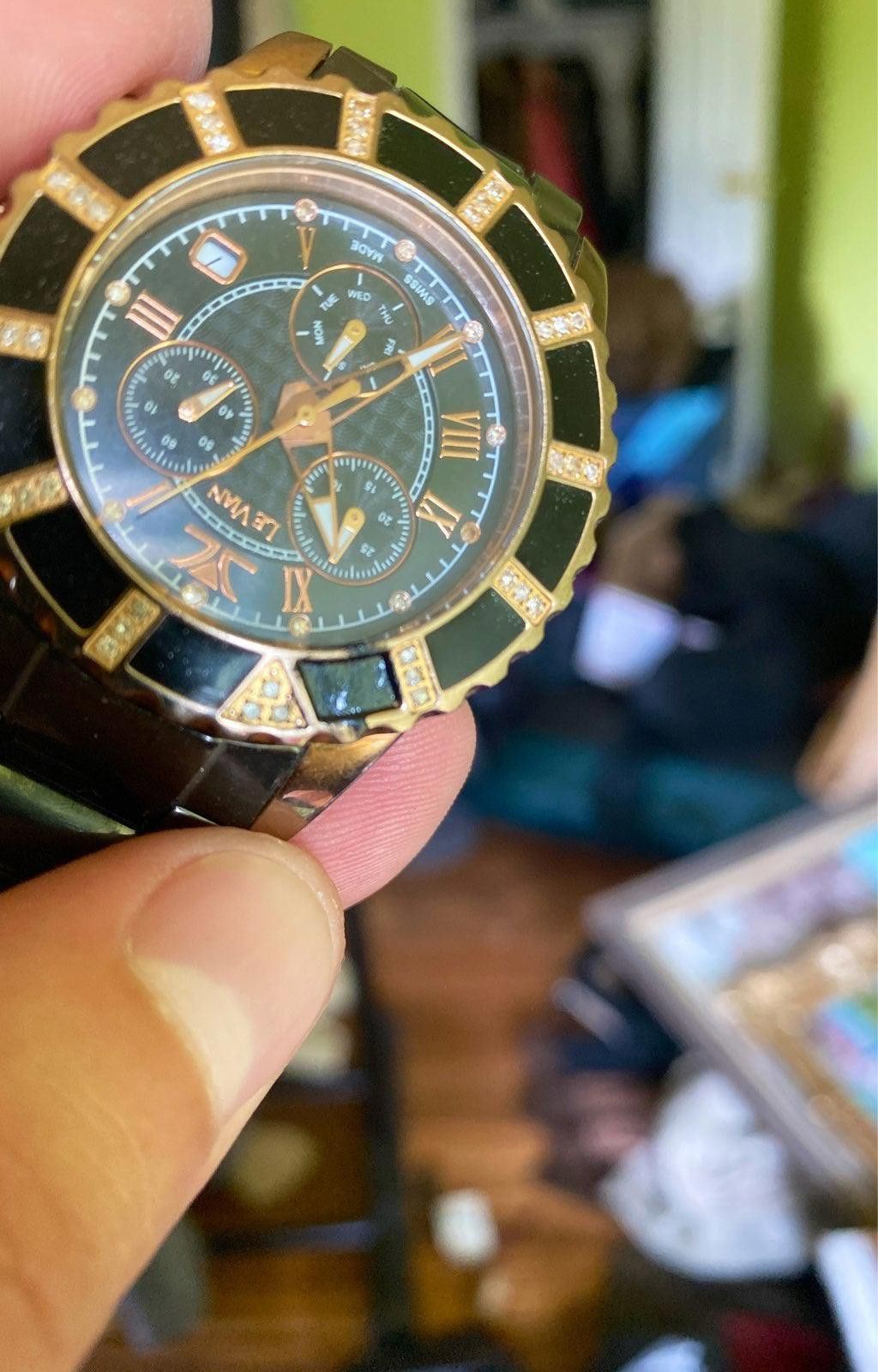 Adam Levine LeVian Diamond Watch Size ONE SIZE - 6 Thumbnail