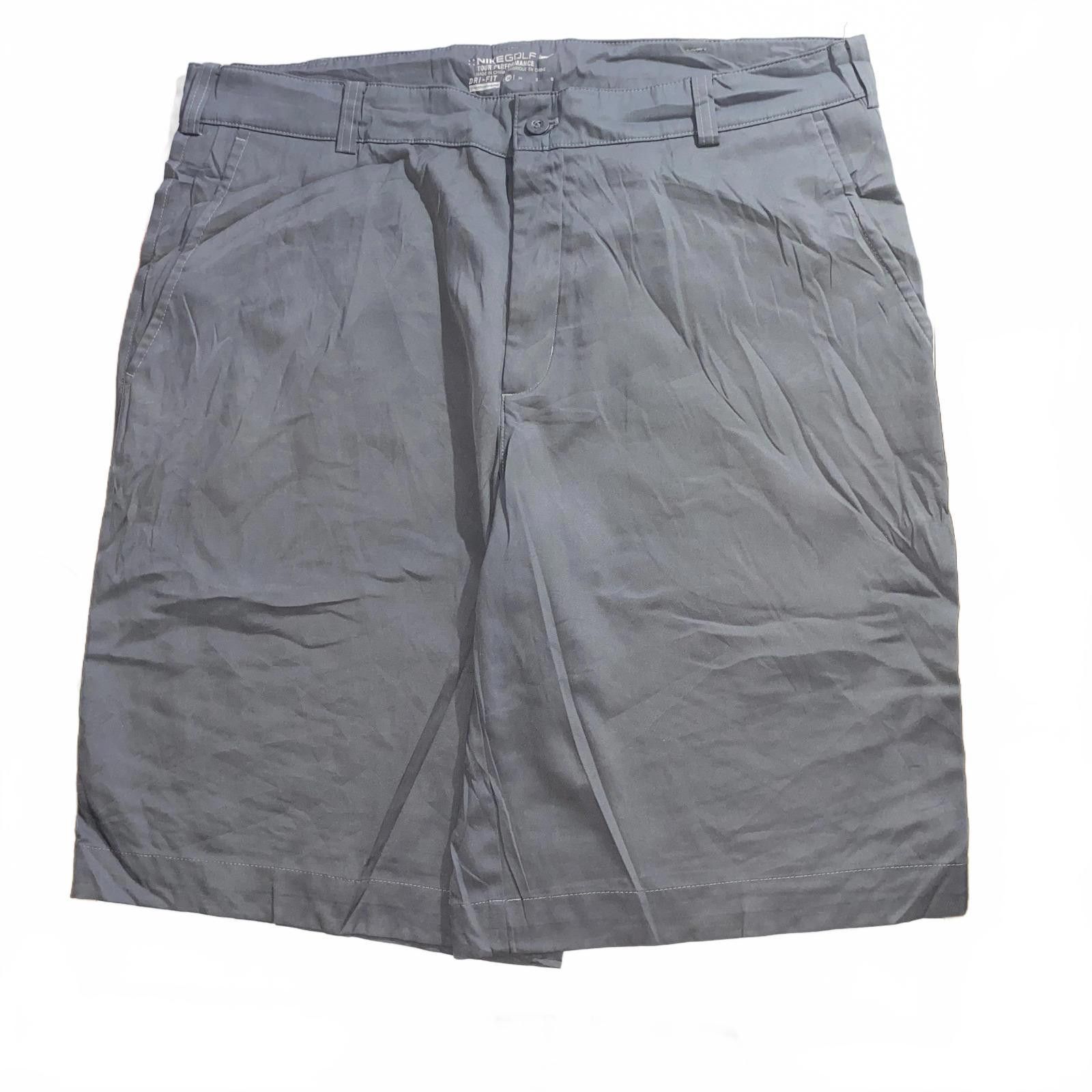 Nike Nike Golf 34 Vintage Gray Chino Shorts Classic Streetwear Size US 32 / EU 48 - 1 Thumbnail