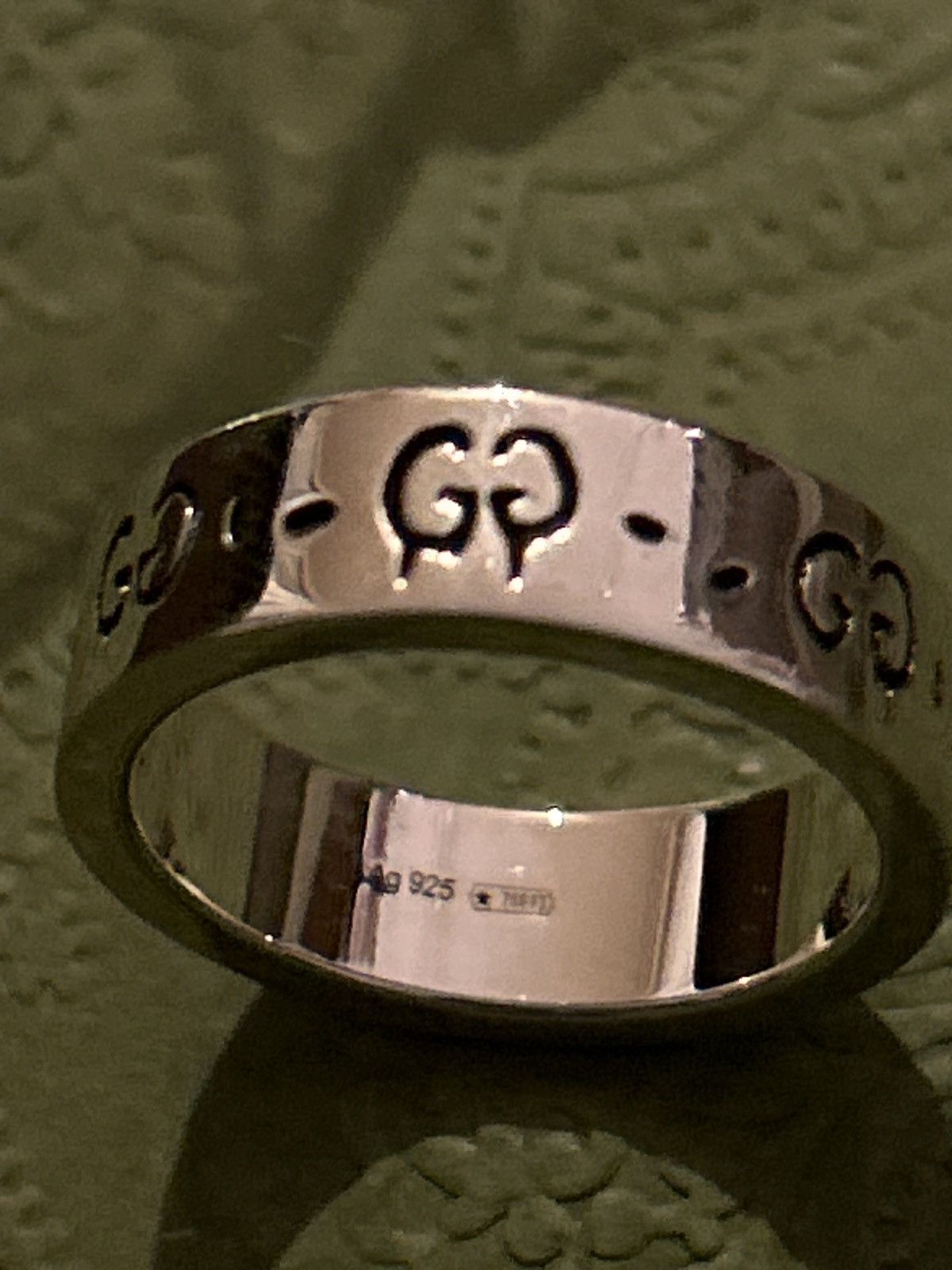 Gucci Gucci GG Ghost Costume Ring Silver Ag925 477932 Size ONE SIZE - 5 Thumbnail