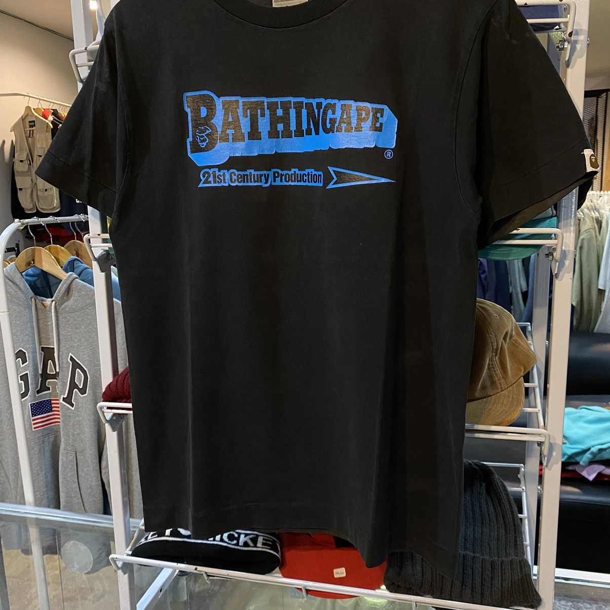 Bape × Vintage 2004 Bape 21st century productions T-Shirt Black Distress Size US M / EU 48-50 / 2 - 4 Thumbnail