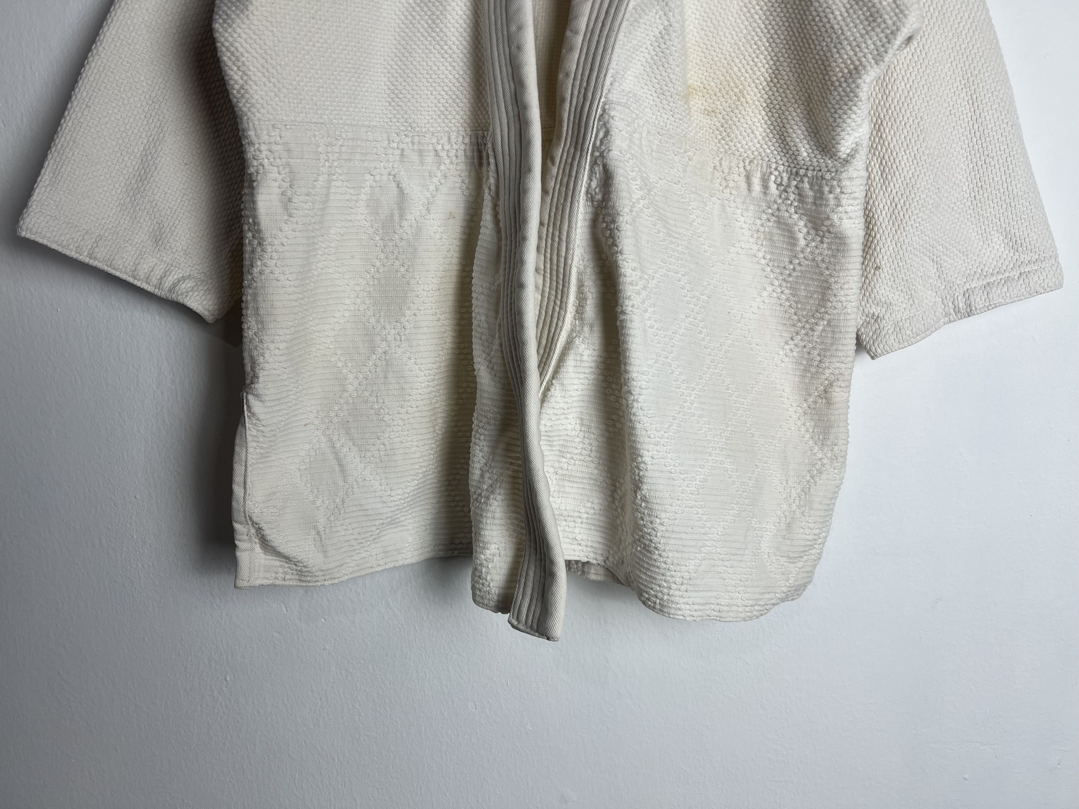 Vintage Vintage Dyed Sakura White Sashiko Kimono Size US M / EU 48-50 / 2 - 4 Thumbnail