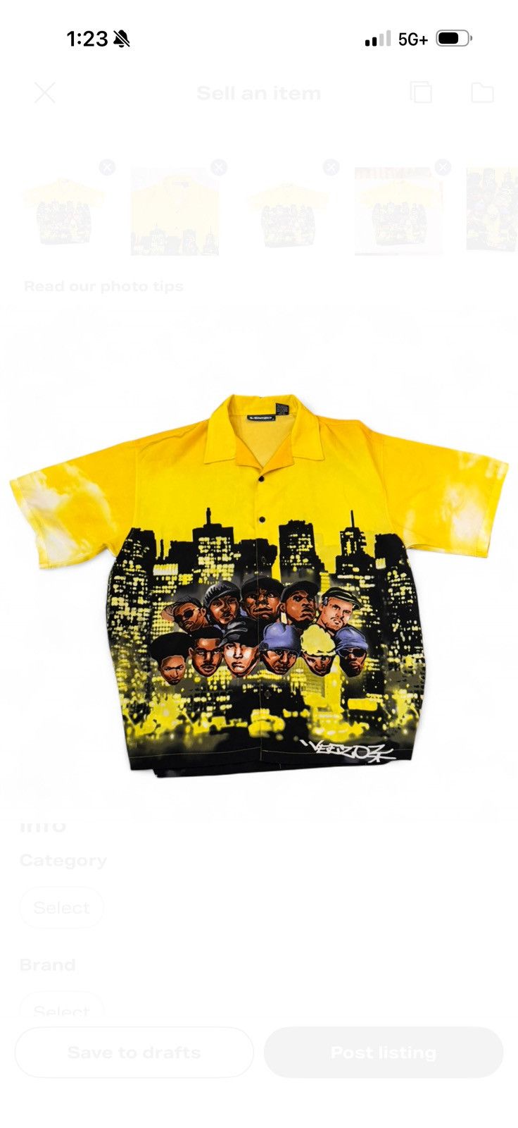 Other Veezo Y2K Hip-Hop City Graphic Button-Up (1999–2002) Size US XL / EU 56 / 4 - 4 Thumbnail