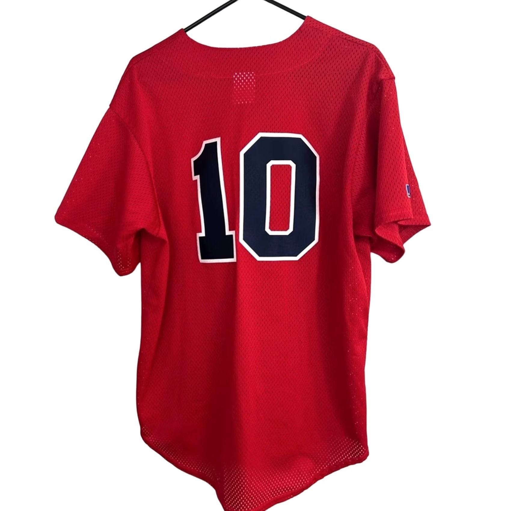 47 VINTAGE Majestic Post 47 American Legion Baseball Jersey #10 L Red Mens T-Shirt 1990s/90s Size US L / EU 52-54 / 3 - 2 Thumbnail