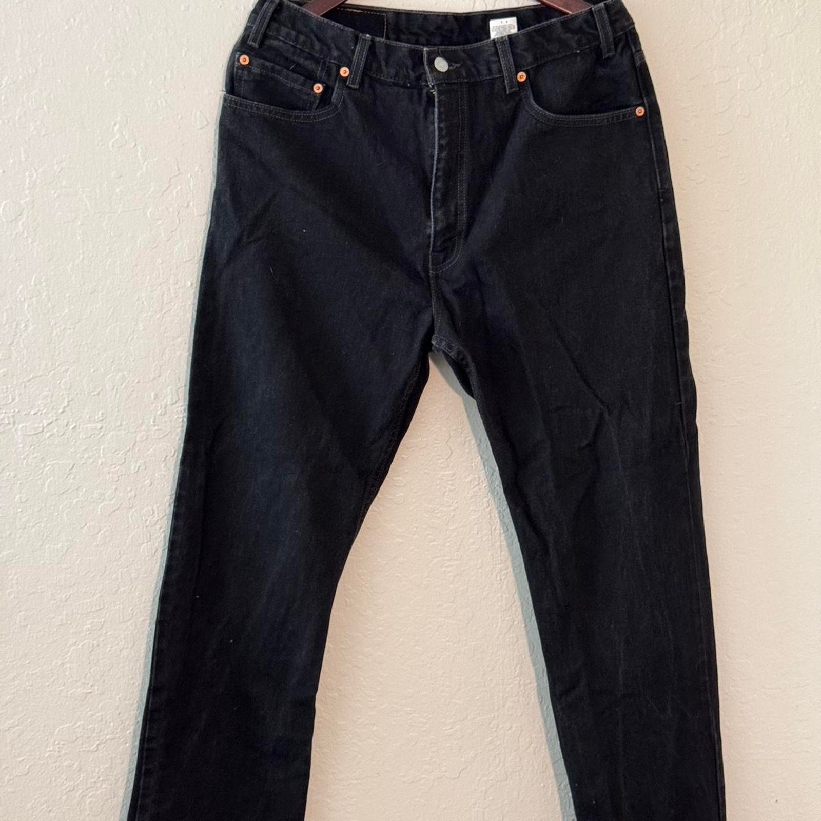 Levi's vintage Black Levi's 505 regular fit denim jeans 36 Size US 36 / EU 52 - 2 Thumbnail