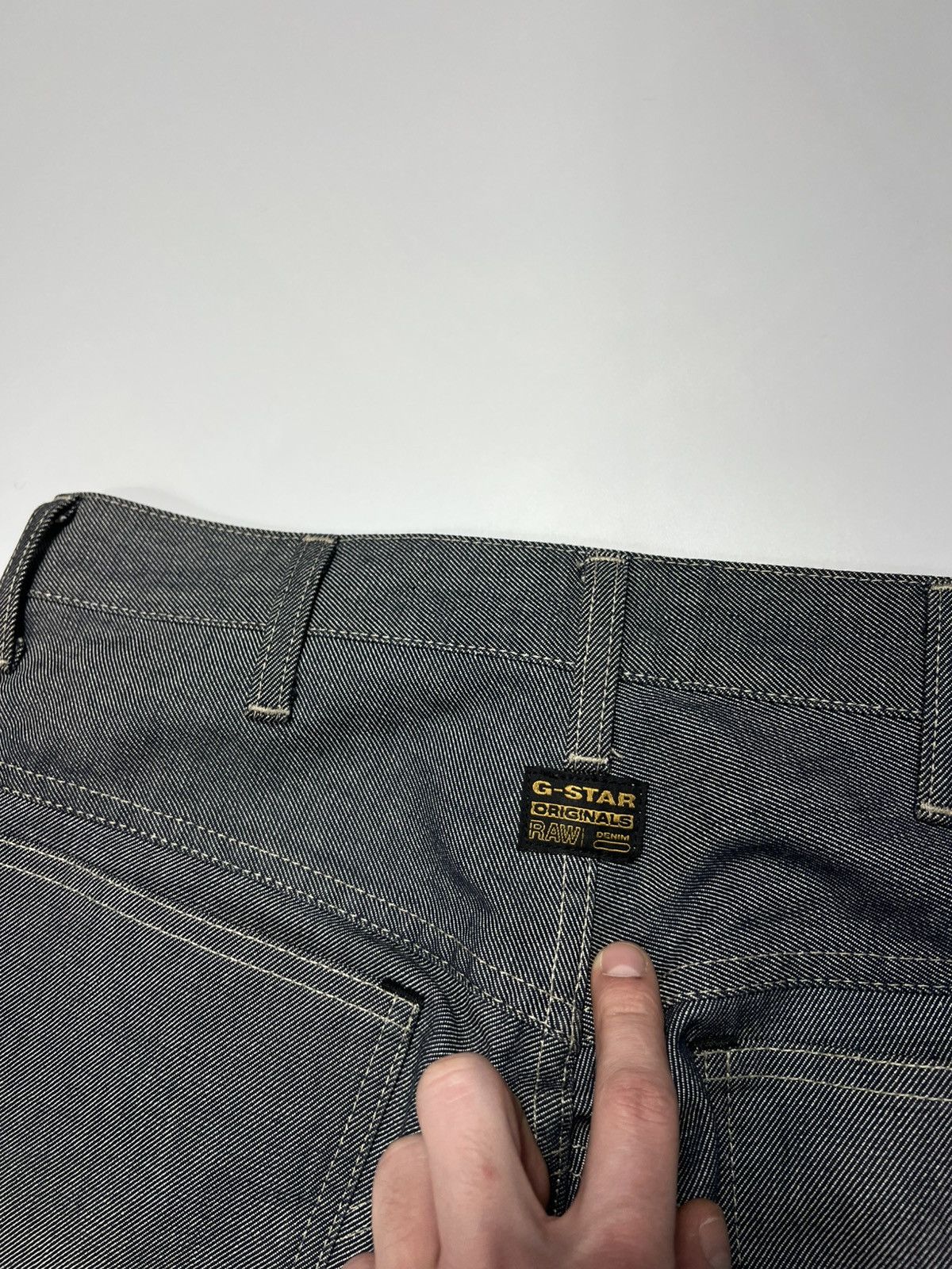 G-Star Vintage G-star Raw Shortcut Elwood Double Knee Baggy Jeans Size US 33 - 3 Thumbnail