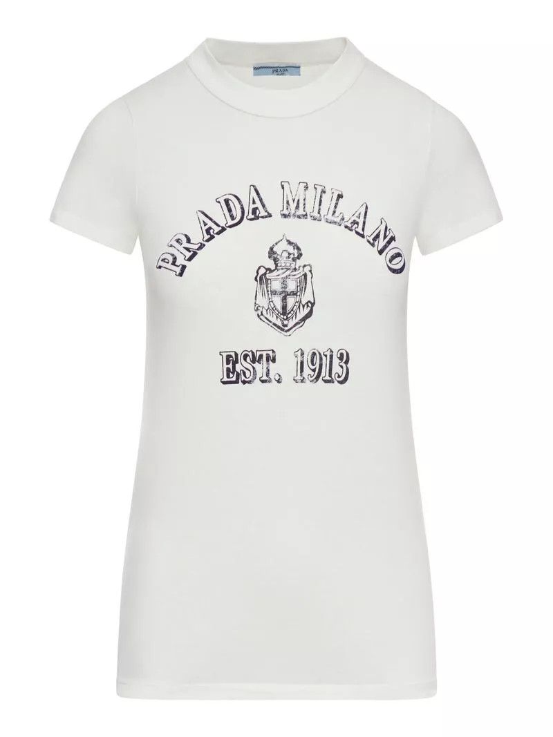 Prada PRADA White T-shirt New & Authentic Size ONE SIZE - 1 Thumbnail