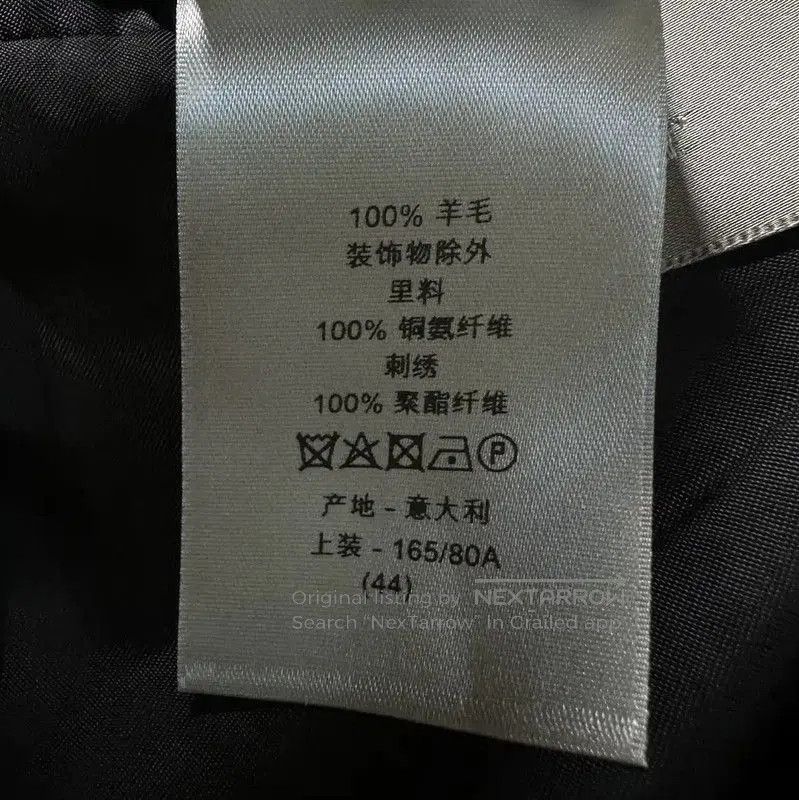 Other Dior Black Embroidered Wool Long Sleeve Coat . Size US S / EU 44-46 / 1 - 5 Thumbnail