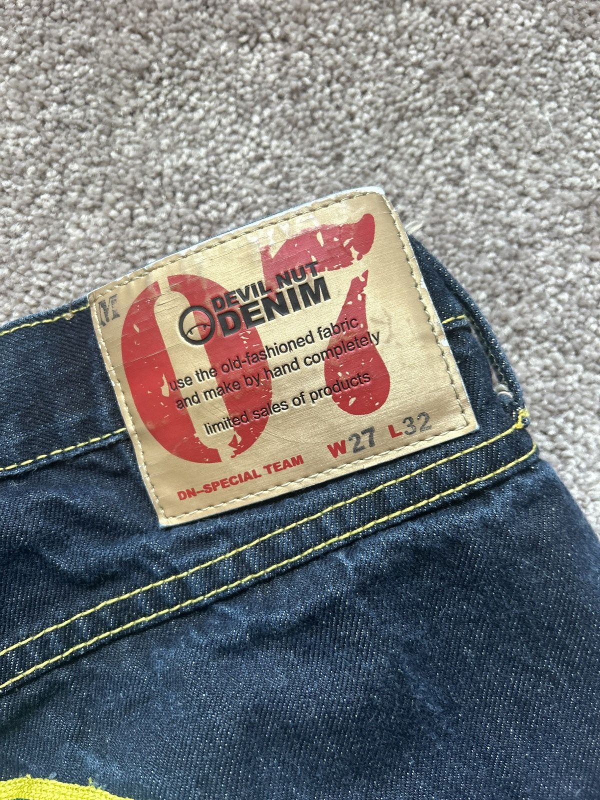 Japanese Brand Vintage Y2K Devil Nut Japanese Street Wear Size US 27 - 8 Thumbnail