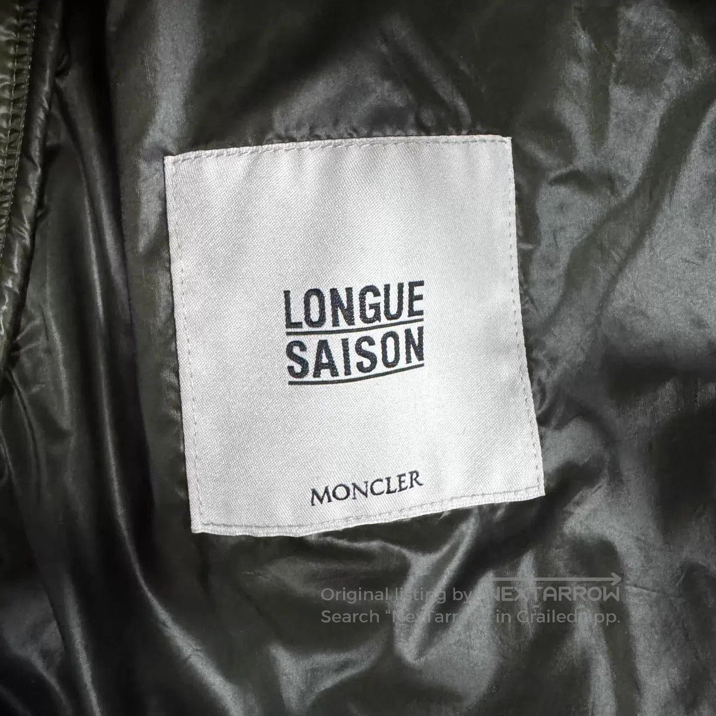 Moncler Green Quilted Puffer Jacket Size L. Size US L / EU 52-54 / 3 - 7 Thumbnail