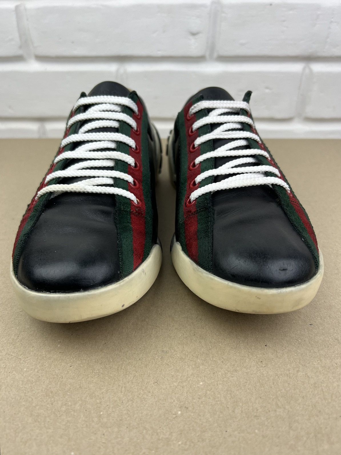 Gucci GUCCI Sneakers Low Top Leather Boulevard Logo Black Men's Size US 8 / EU 41 - 5 Thumbnail
