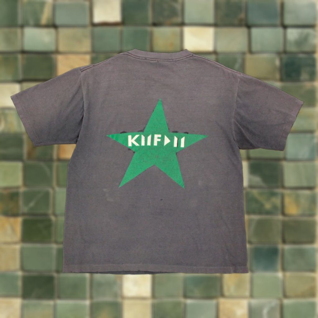 Vintage Men's VTG 90s KMFDM Nihil Album TShirt L 1990s Industrial Band T-shirt Size US L / EU 52-54 / 3 - 1 Thumbnail