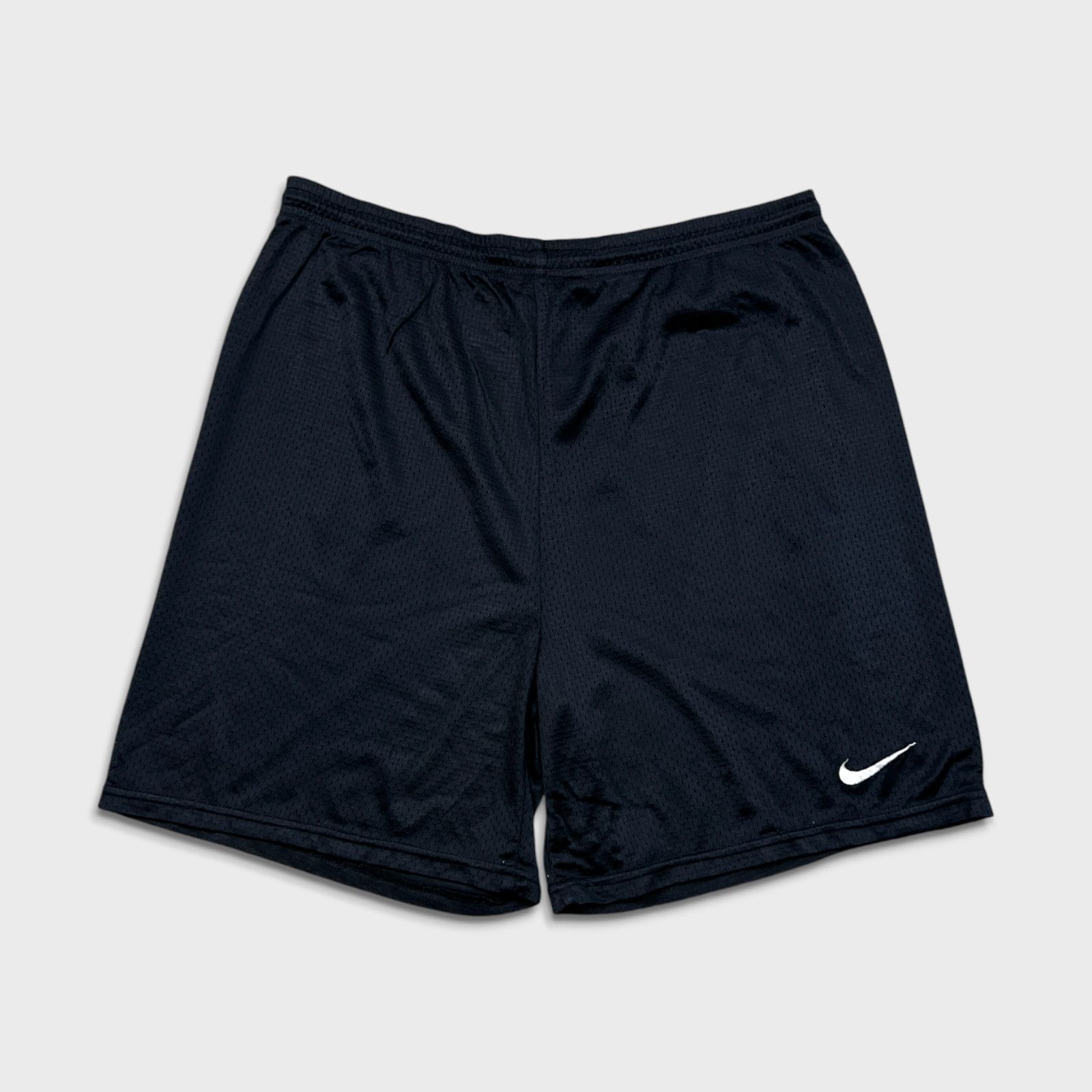 Nike × Vintage 90s Nike Sportswear Shorts Medium Swoosh Mesh Athletic Pants Size US 32 / EU 48 - 1 Thumbnail