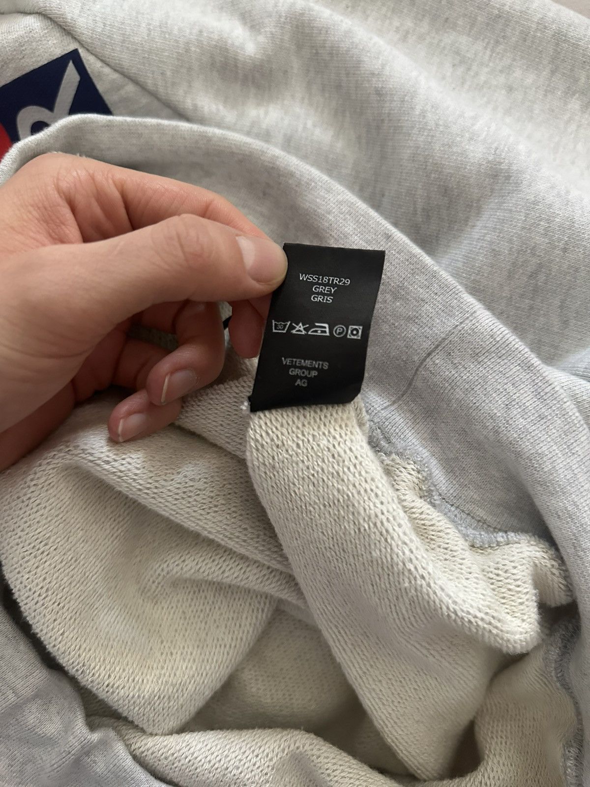 Vetements x Tommy Hilfiger hoodie xs
