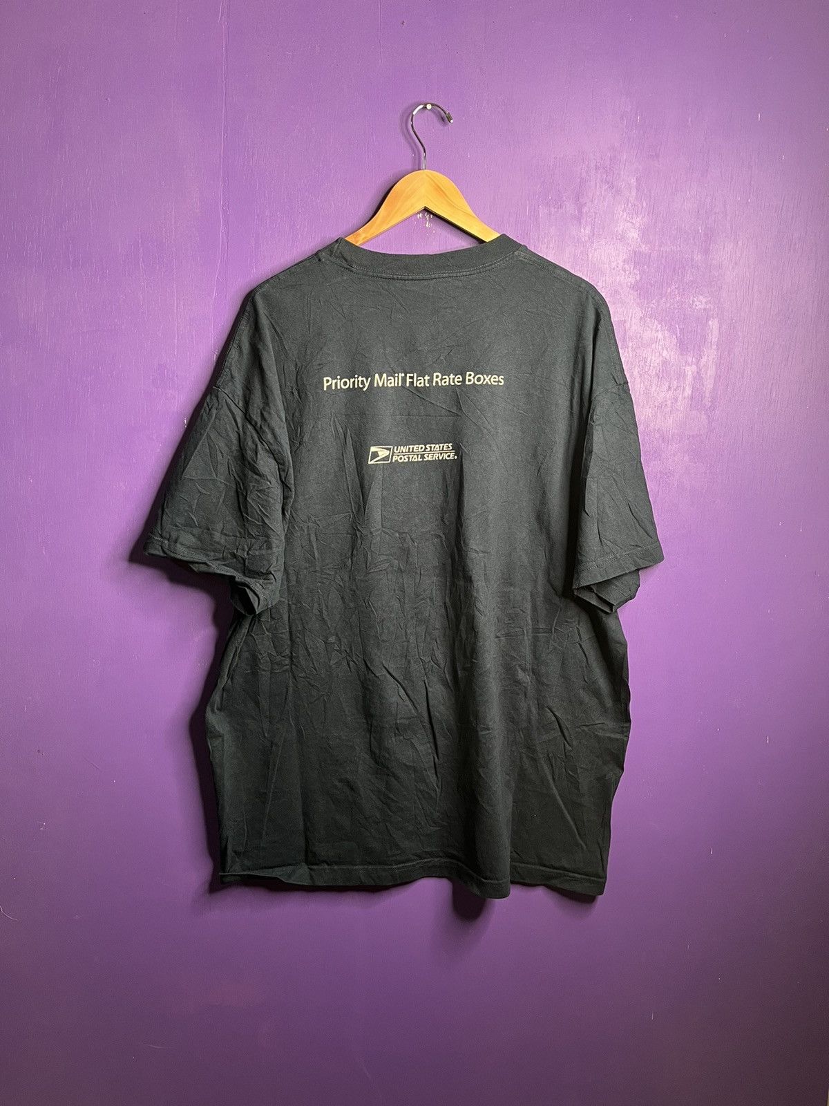 Vintage Vintage 90s USPS a simple way to ship t-shirt Size US XXL / EU 58 / 5 - 2 Thumbnail