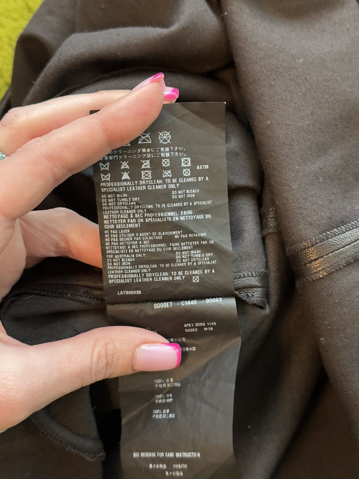 Genuine Leather × Prada Prada A/W 2009 archive 100% real leather dress Size S / US 4 / IT 40 - 6 Thumbnail