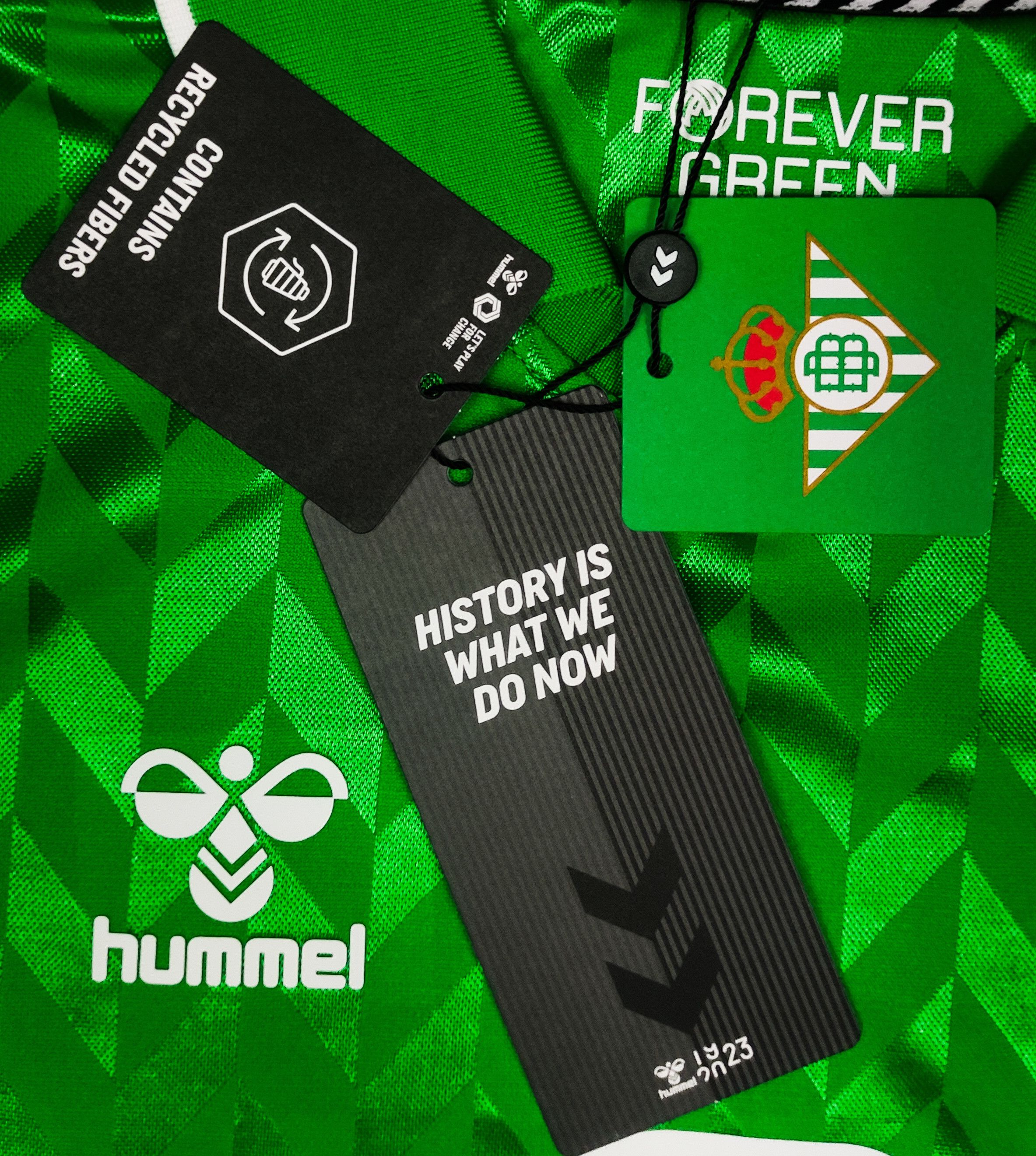 Hummel BNWT Real Betis 2023 2024 Hummel Away Shirt Size US S / EU 44-46 / 1 - 4 Thumbnail