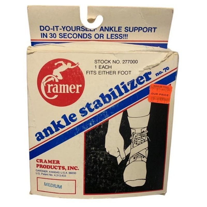 Other Vintage Cramer No. 70 Ankle Stabilizer NOS New in Box Medium Size ONE SIZE - 1 Thumbnail