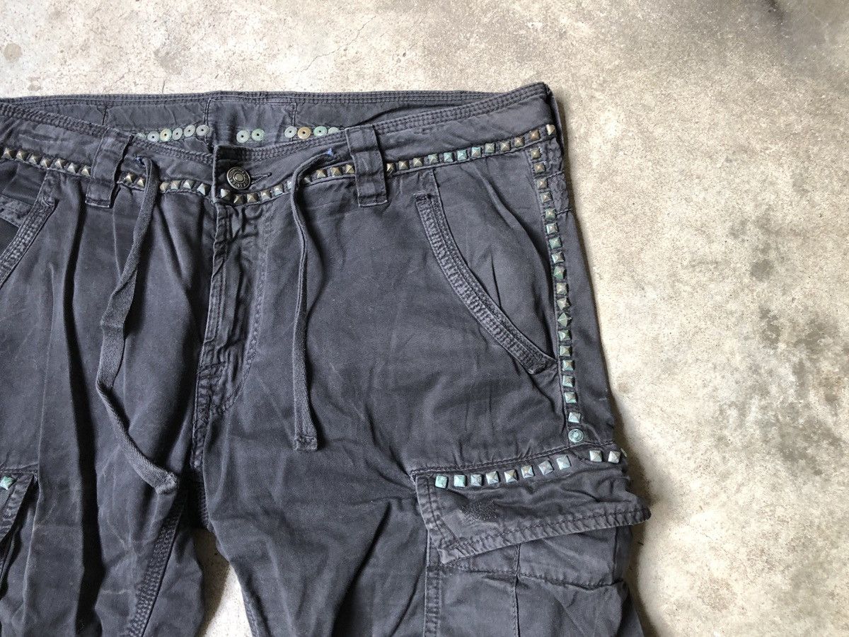 Jimmy Taverniti Jimmy Taverniti Studded Cargo Short Pant Size US 34 / EU 50 - 2 Thumbnail