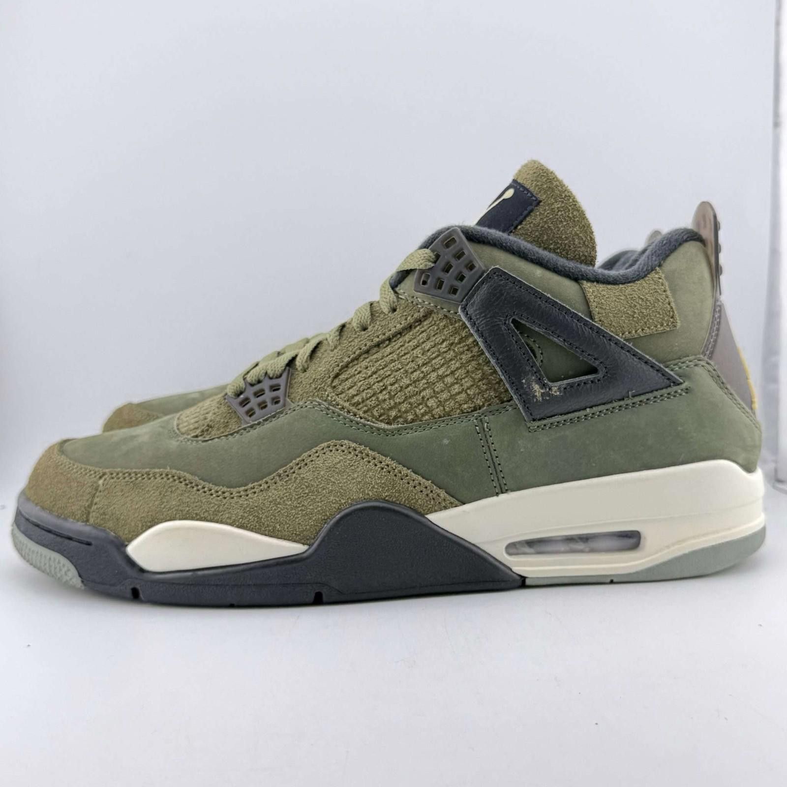 Jordan Brand Jordan 4 Retro Craft Medium Olive 12 Used OG Box FB9927-200 Size US 12 / EU 45 - 2 Thumbnail