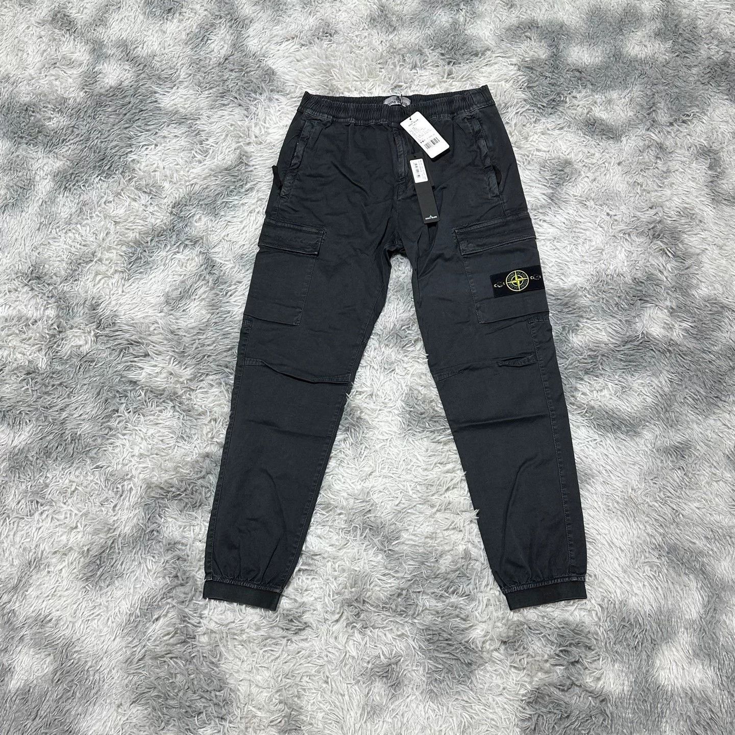 Stone Island stone island black work pants W30 size Size US 30 / EU 46 - 1 Thumbnail