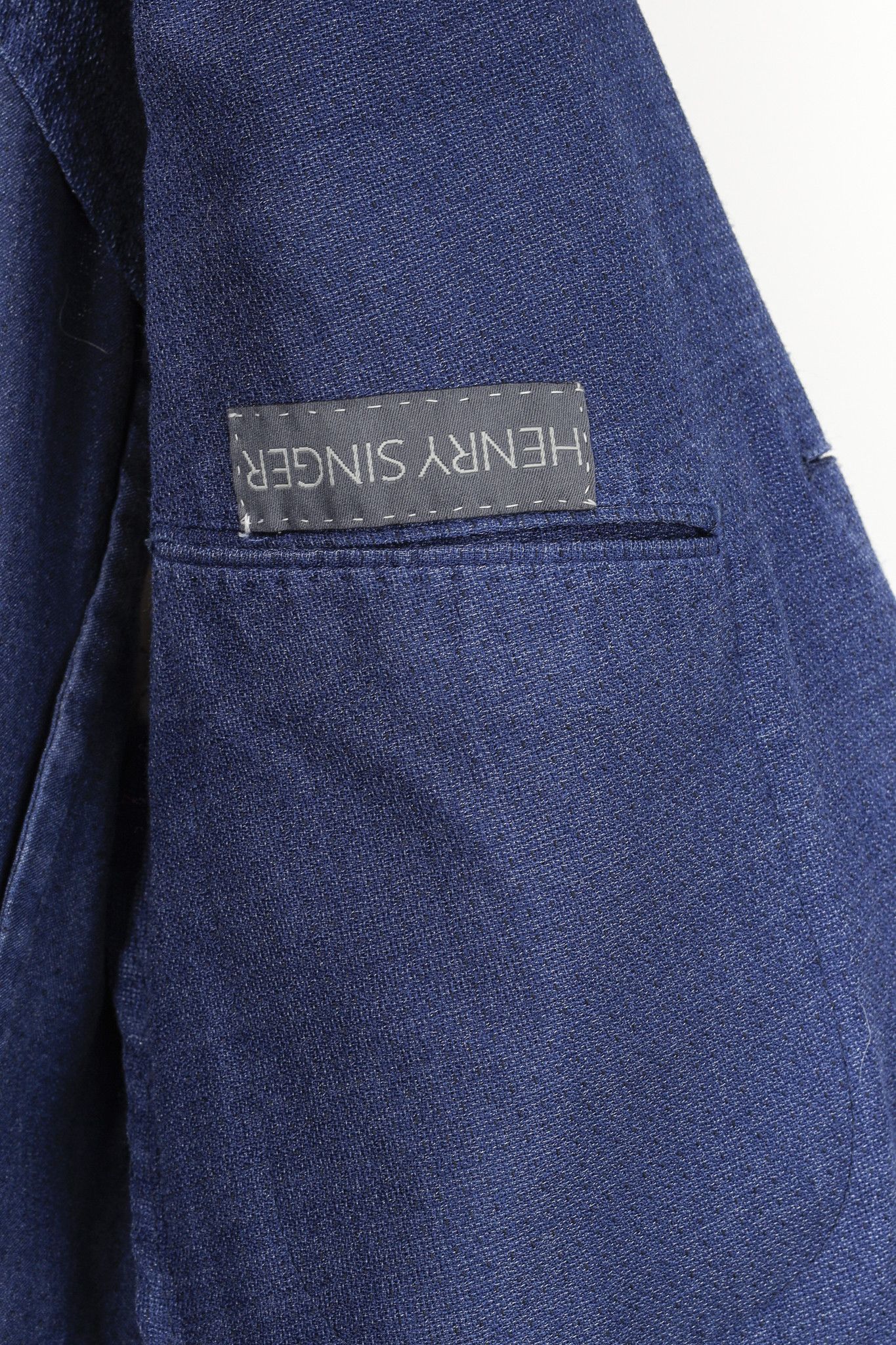 Boglioli Boglioli Blue Wool & Silk Lightweight K-Jacket Blazer Size 36R - 9 Thumbnail
