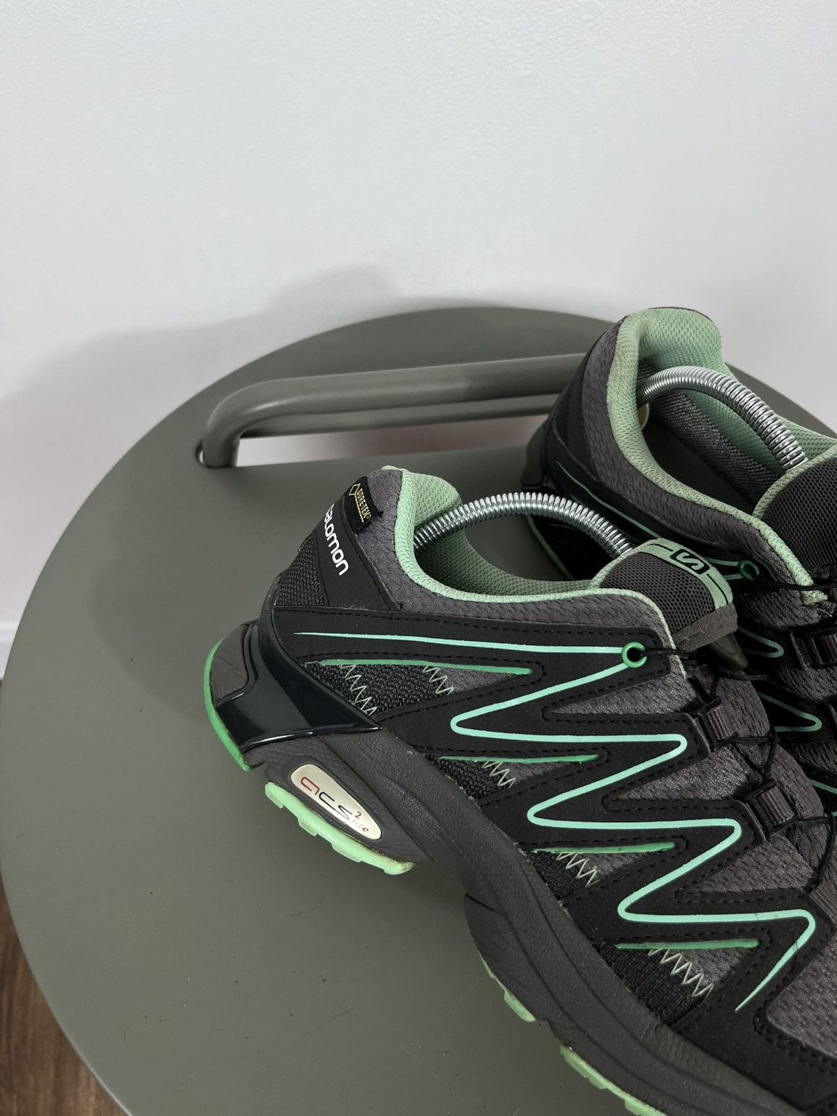 Salomon Salomon ACS Lite GTX Gore-Tex Trail Running Shoes Grey Green Size US 6.5 / IT 36.5 - 2 Thumbnail