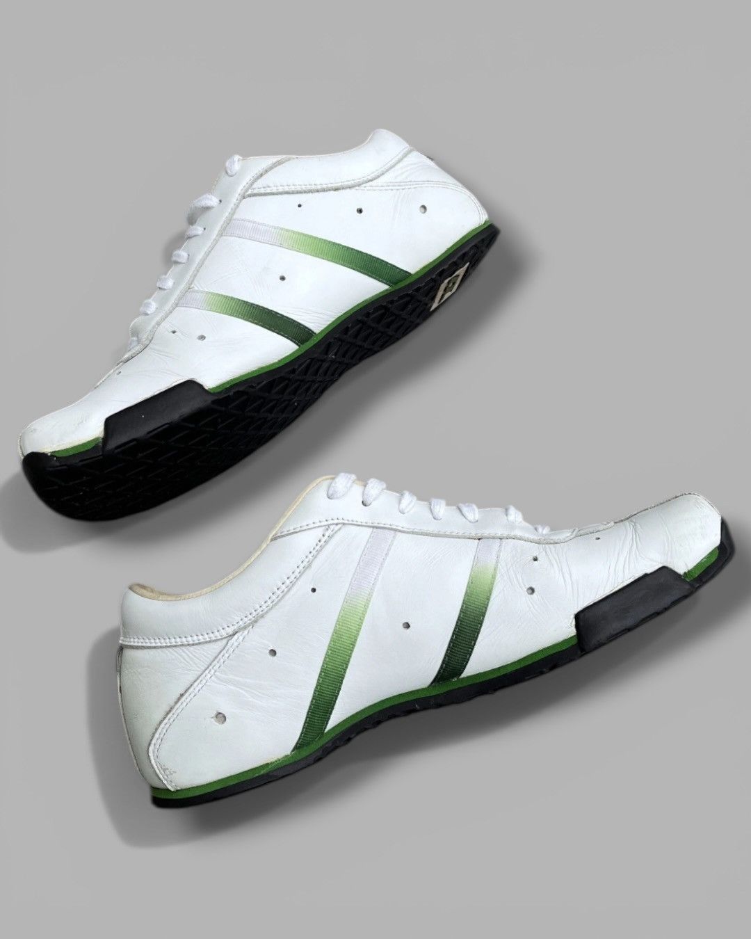 Diesel 🔥Vintage 2000’s DIESEL Low Top Leather Sneakers Size US 9 / IT 39 - 4 Thumbnail
