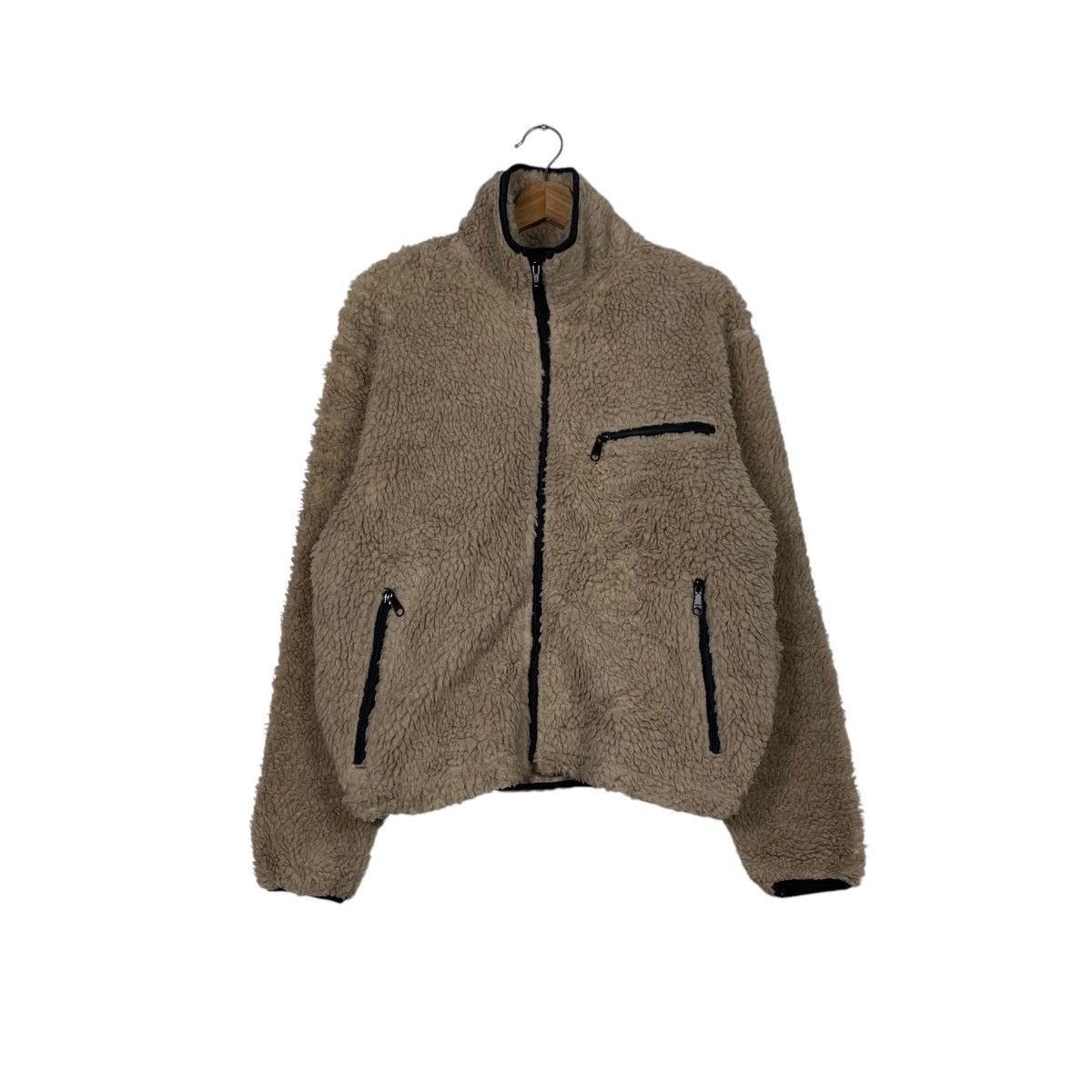 Vintage SPICE ISLAND Made in Usa Deep Pile Fleece Jacket #1669-C74 Size US M / EU 48-50 / 2 - 1 Thumbnail