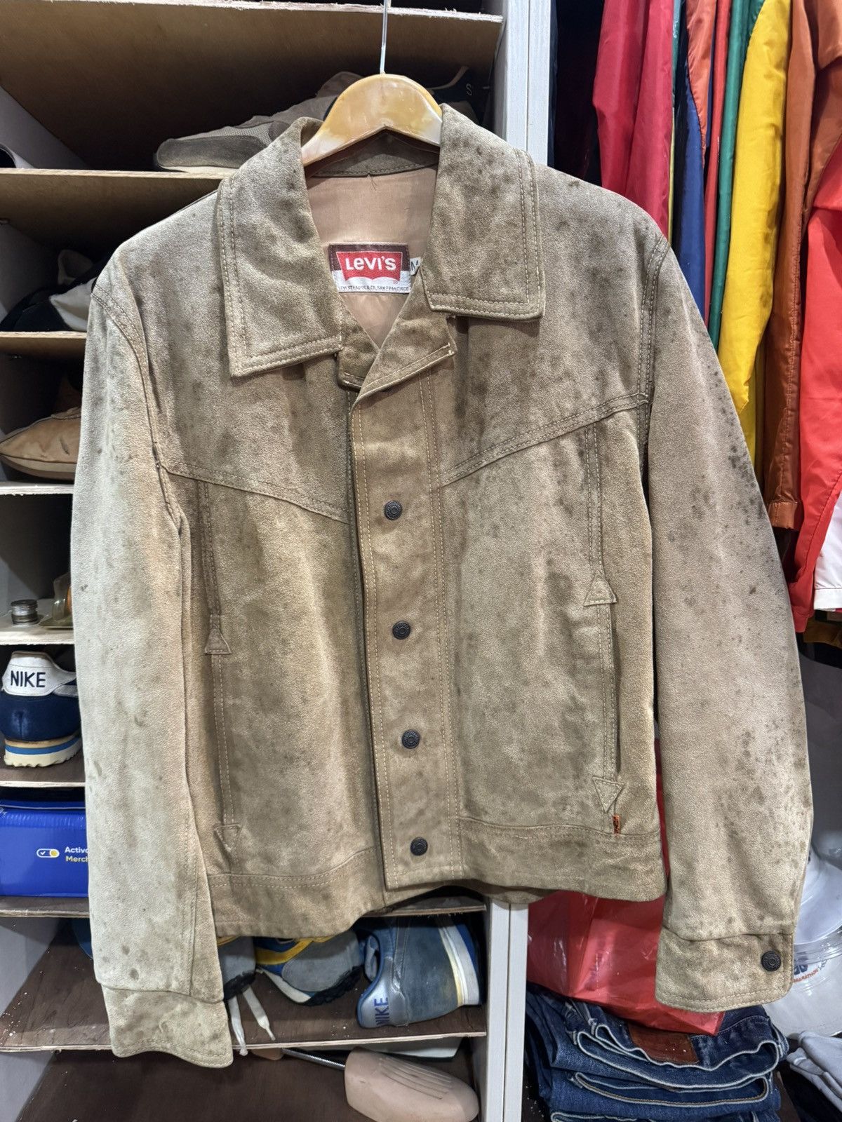 Levi's × Vintage Levis Cowhide Jacket OrangeTag Size US L / EU 52-54 / 3 - 9 Thumbnail