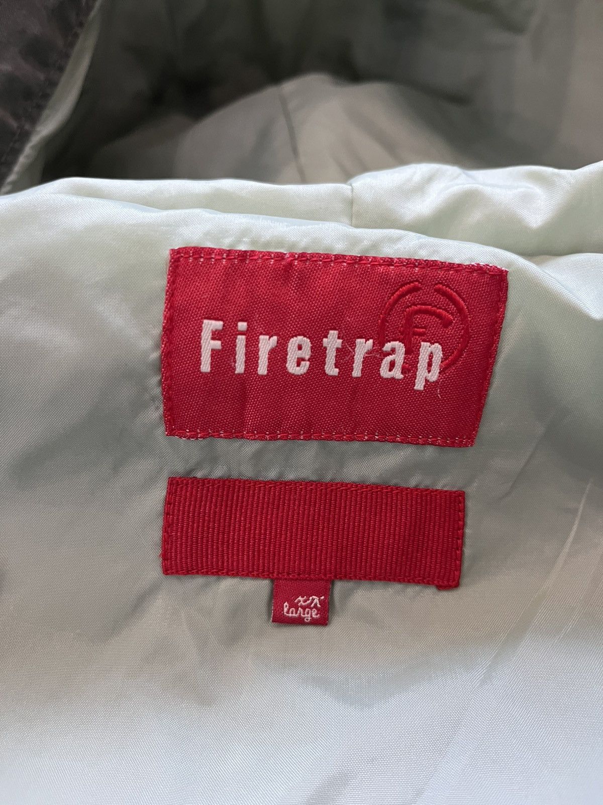 Firetrap × Vintage Vintage Fitetrap Y2K military jacket waxed style green Camo Size US XXL / EU 58 / 5 - 24 Thumbnail