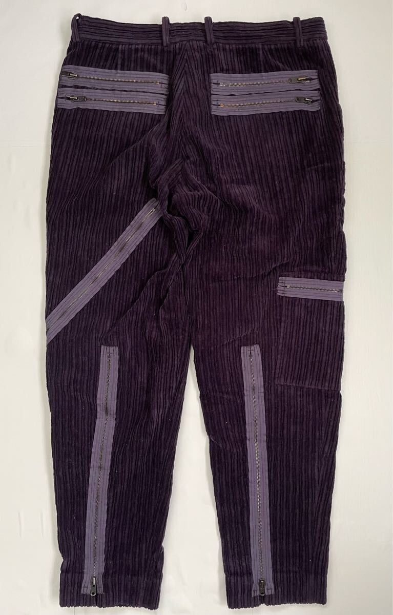 Number (N)ine NUMBER (N)INE 03aw Corduroy Bondage Pants Purple Size 4 Size US 33 - 2 Thumbnail
