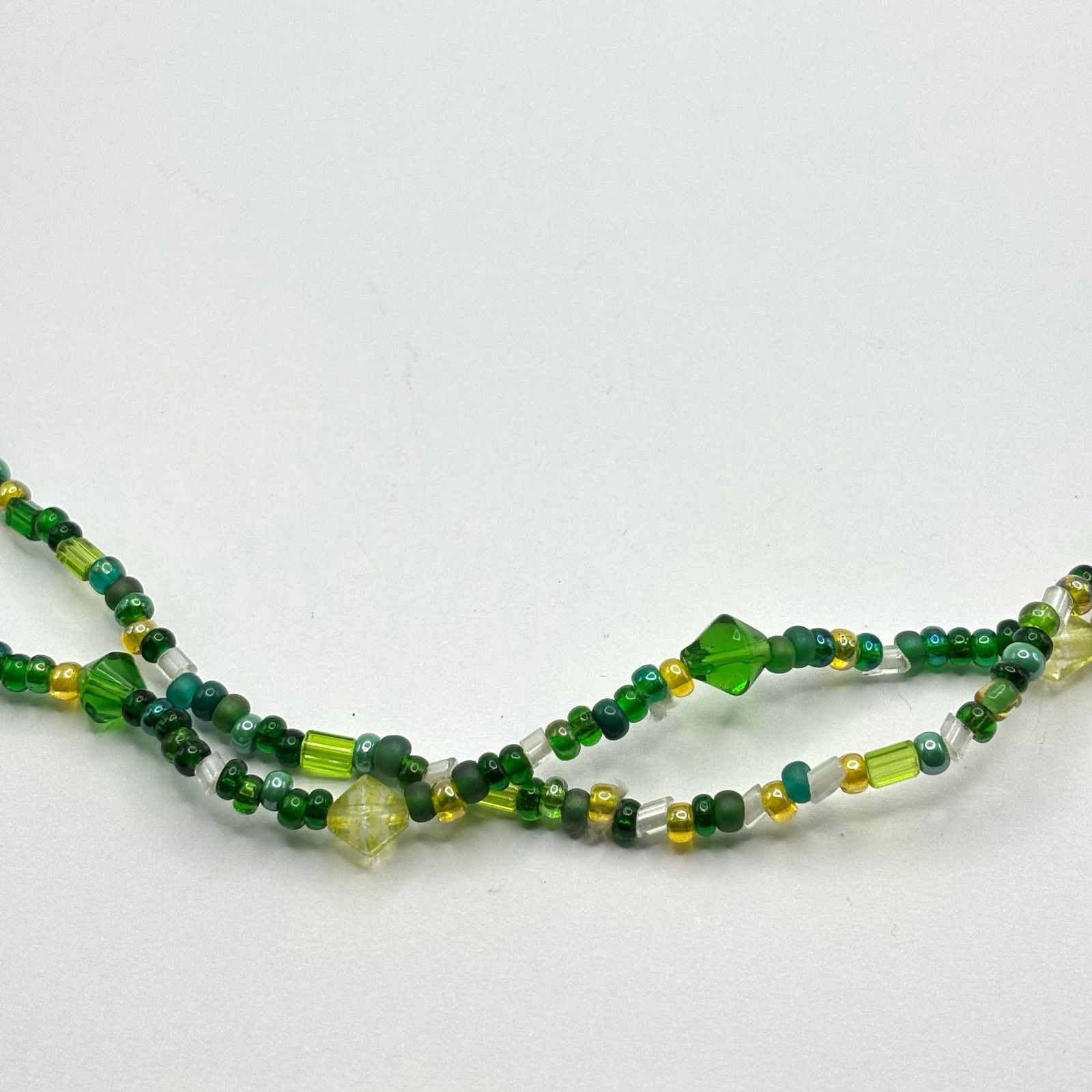 Other Green Beaded Layered Necklace Size ONE SIZE - 3 Thumbnail