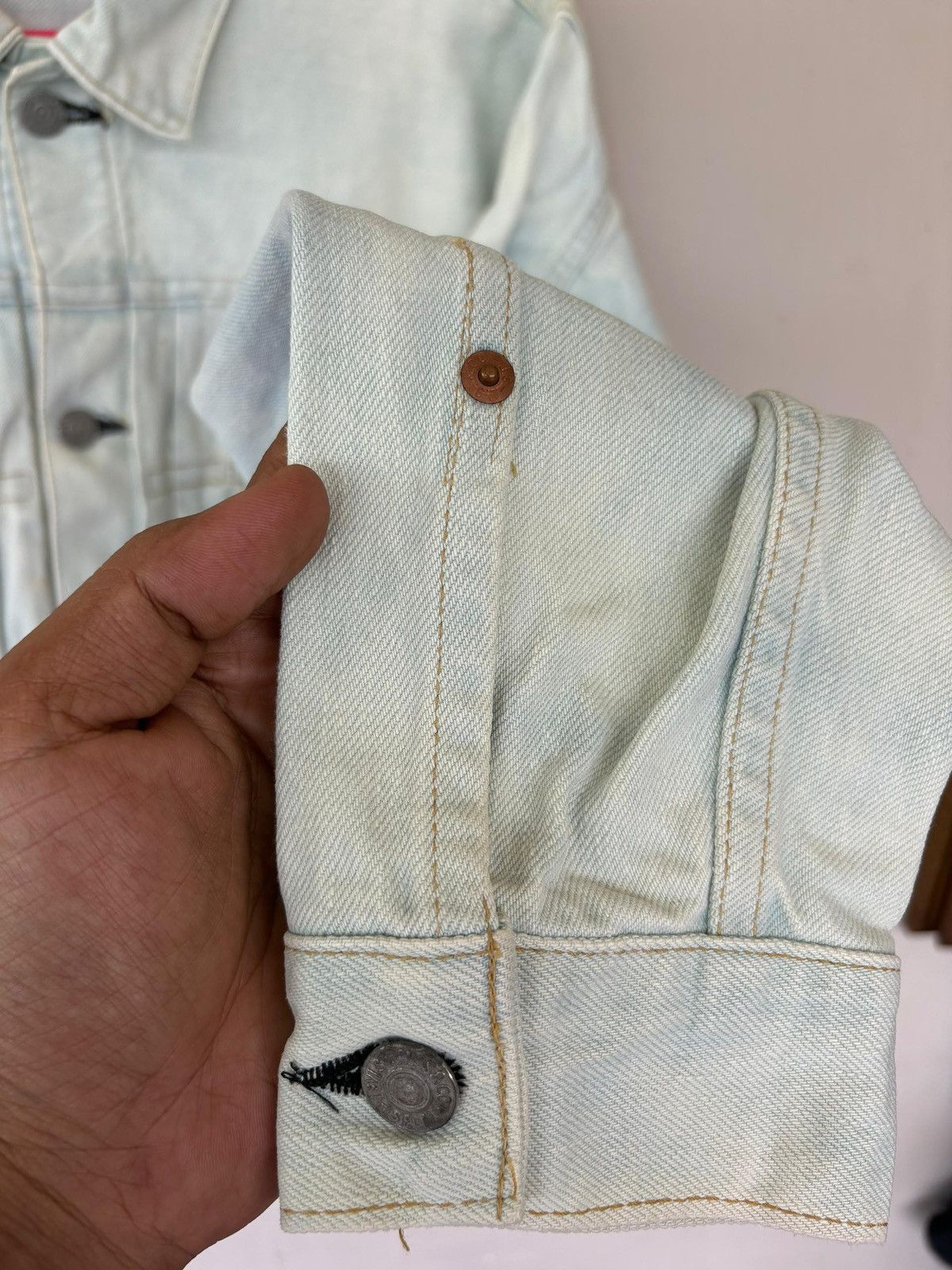 Levi's Vintage Clothing Vintage Levi’s Tracker Denim Jacket Big E Stonewash Design Size US M / EU 48-50 / 2 - 11 Thumbnail