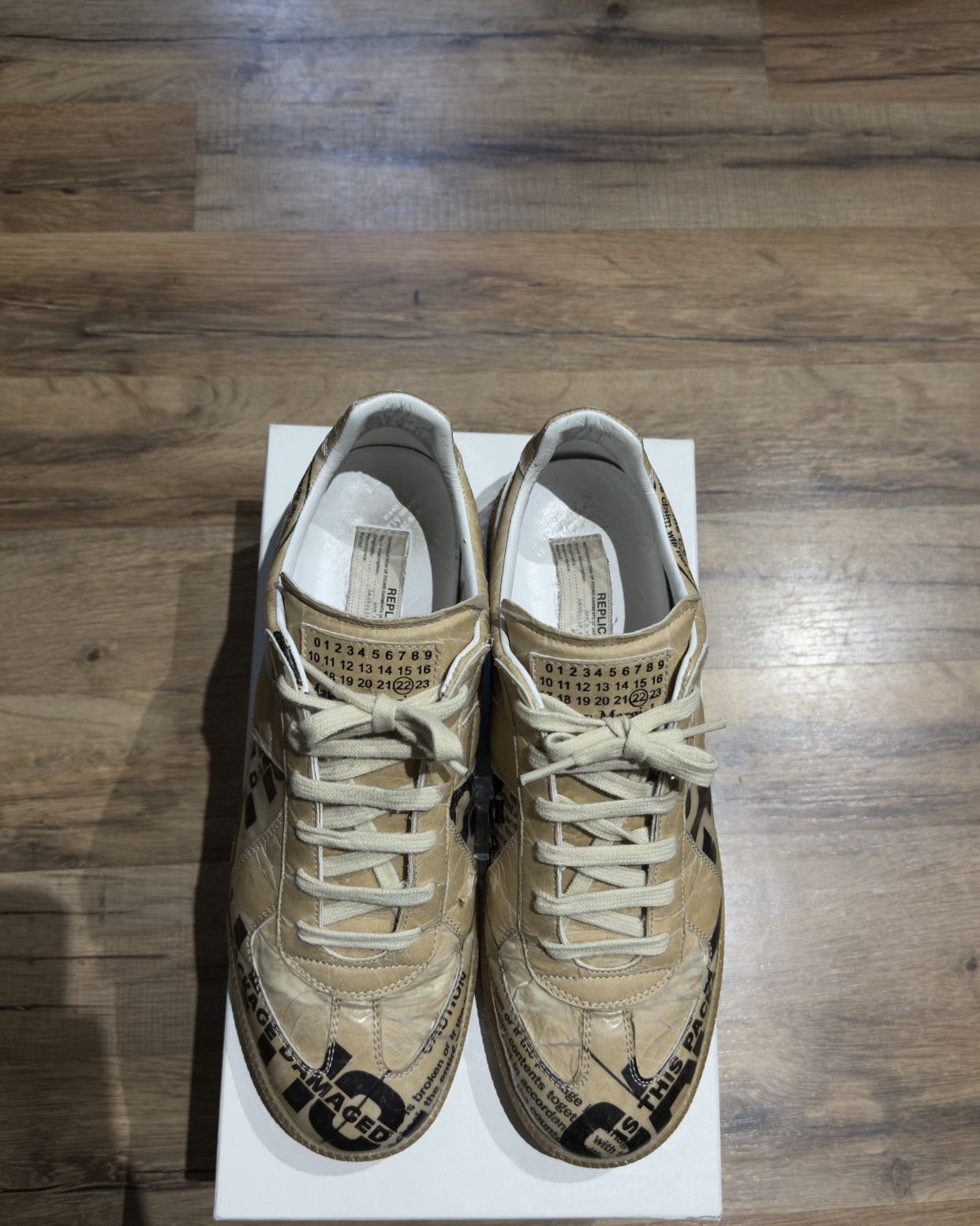 Maison Margiela Maison Margiela Natural Taped Gats Size US 11 / EU 44 - 2 Thumbnail