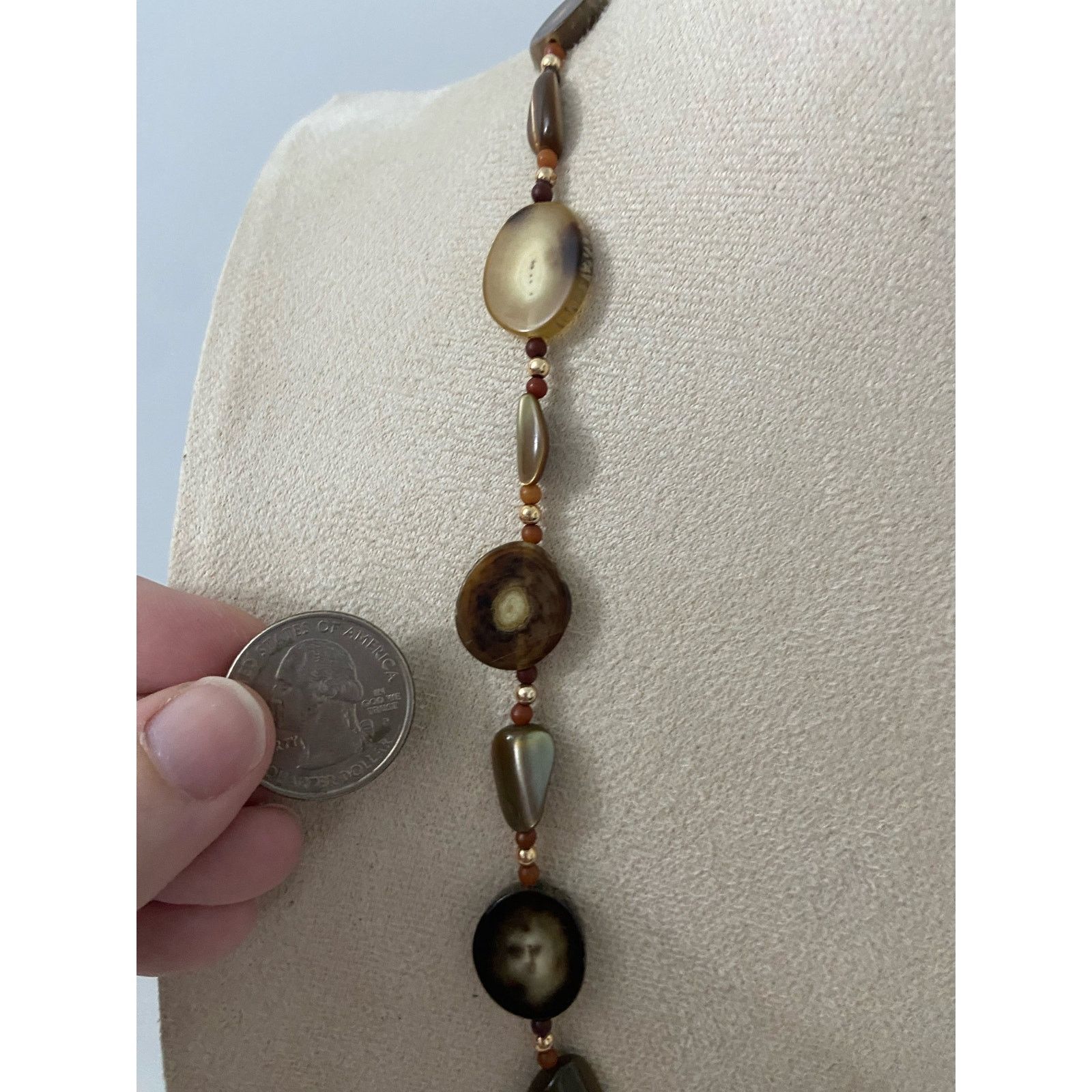 Vintage Vintage horn slice necklace Size ONE SIZE - 2 Thumbnail