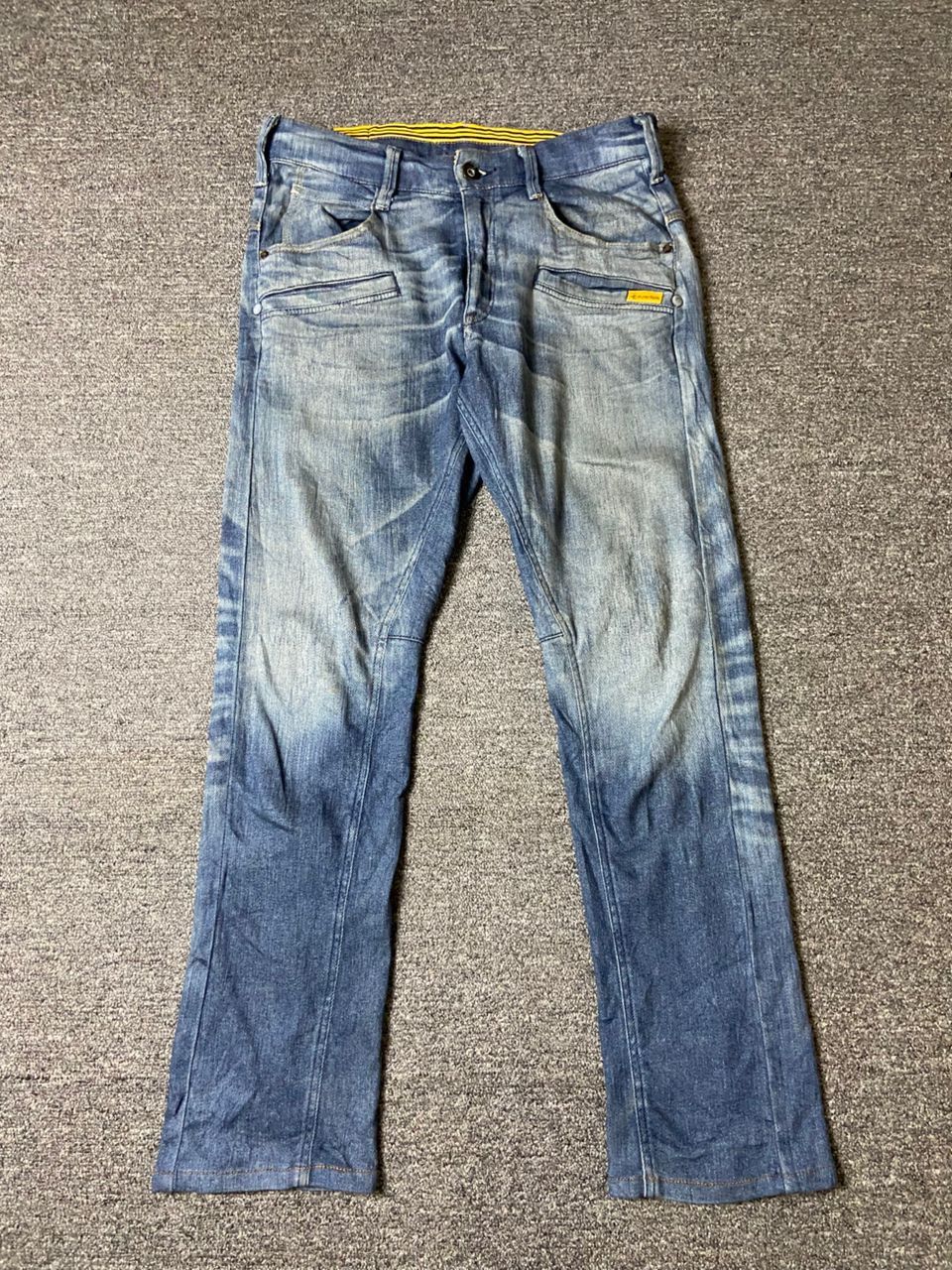 Edwin × Vintage Vintage EDWIN Regular Fit Distressed Denim Jeans (123) Size US 32 / EU 48 - 1 Thumbnail