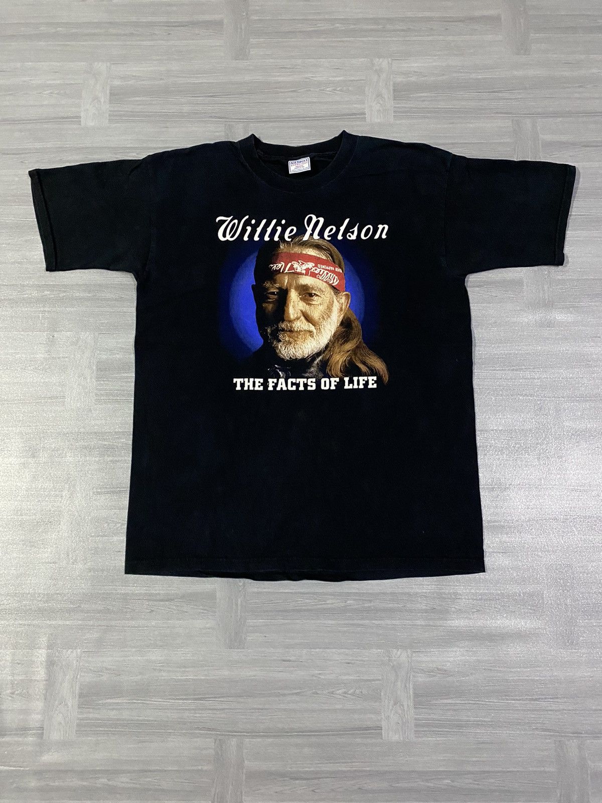 Band Tees Vintage Willie Nelson - The Facts of Life Book Promo Tour Size US XL / EU 56 / 4 - 1 Thumbnail