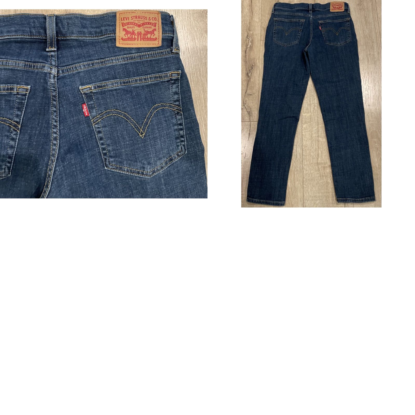 Levi's Levi's Jeans Women's Size 27 Dark Denim Stretch W 30 L 27 Size 27" / US 4 / IT 40 - 8 Thumbnail