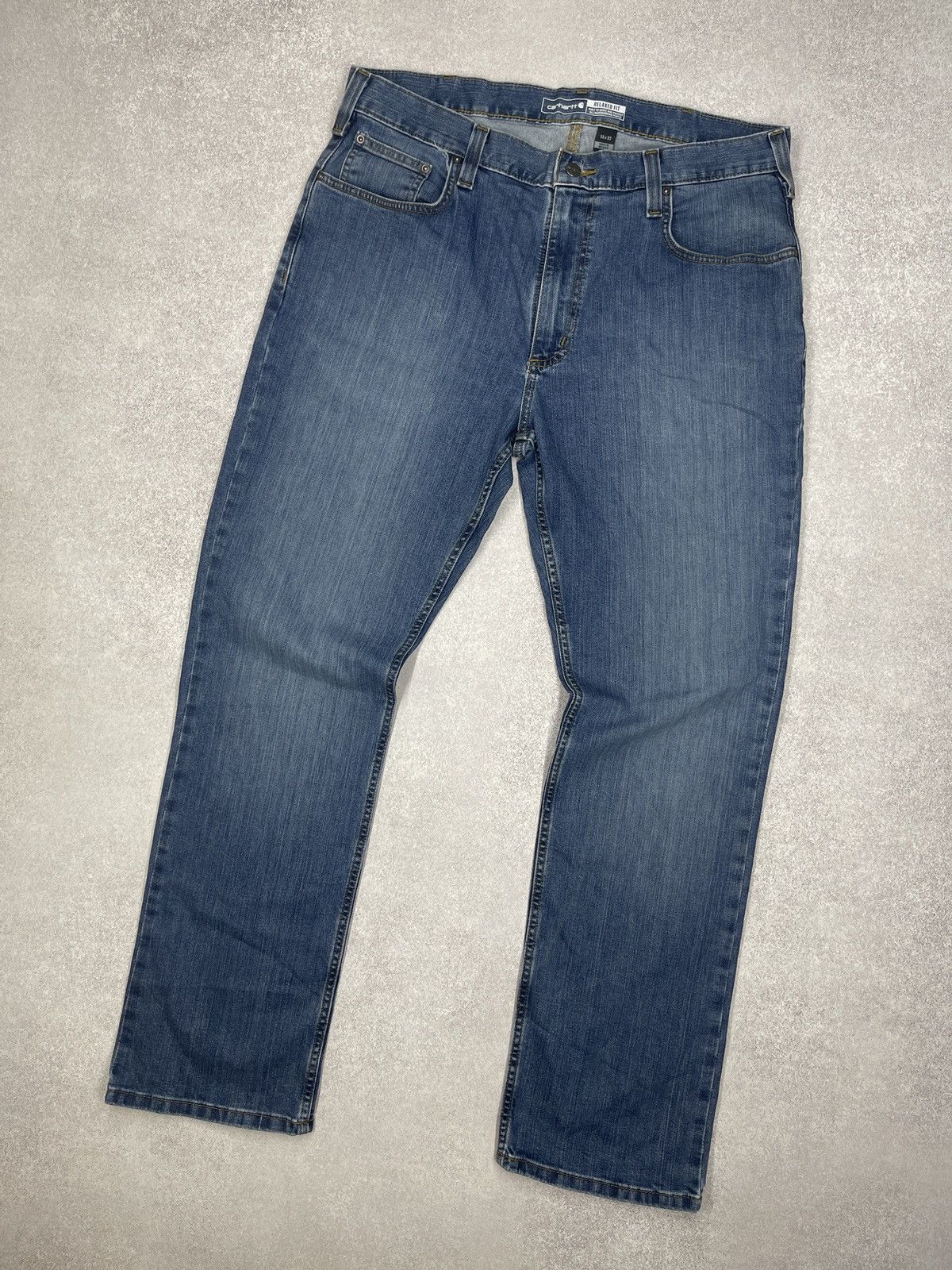 Carhartt Vintage Carhartt WIP Rugged Flex Relaxed Fit Denim Jeans Size US 36 / EU 52 - 5 Thumbnail