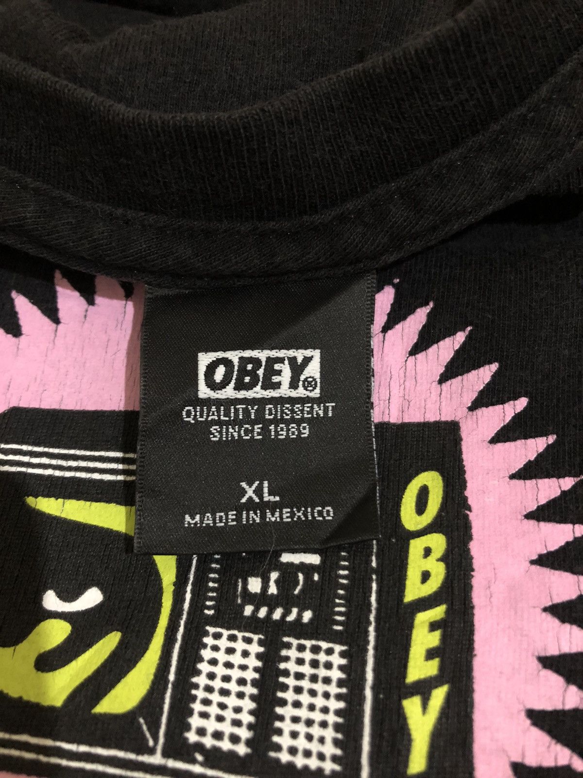Obey Obey Propaganda television t-shirt Size US XL / EU 56 / 4 - 3 Thumbnail