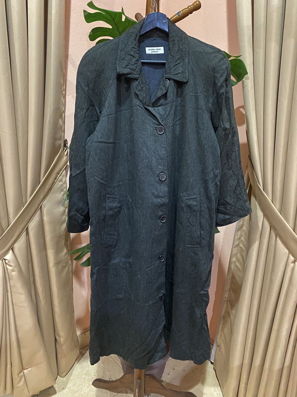 Isamu Katayama Backlash Isamu Blacklash Vintage Black Overcoat Japanese Avant-Garde Size US M / EU 48-50 / 2 - 1 Thumbnail