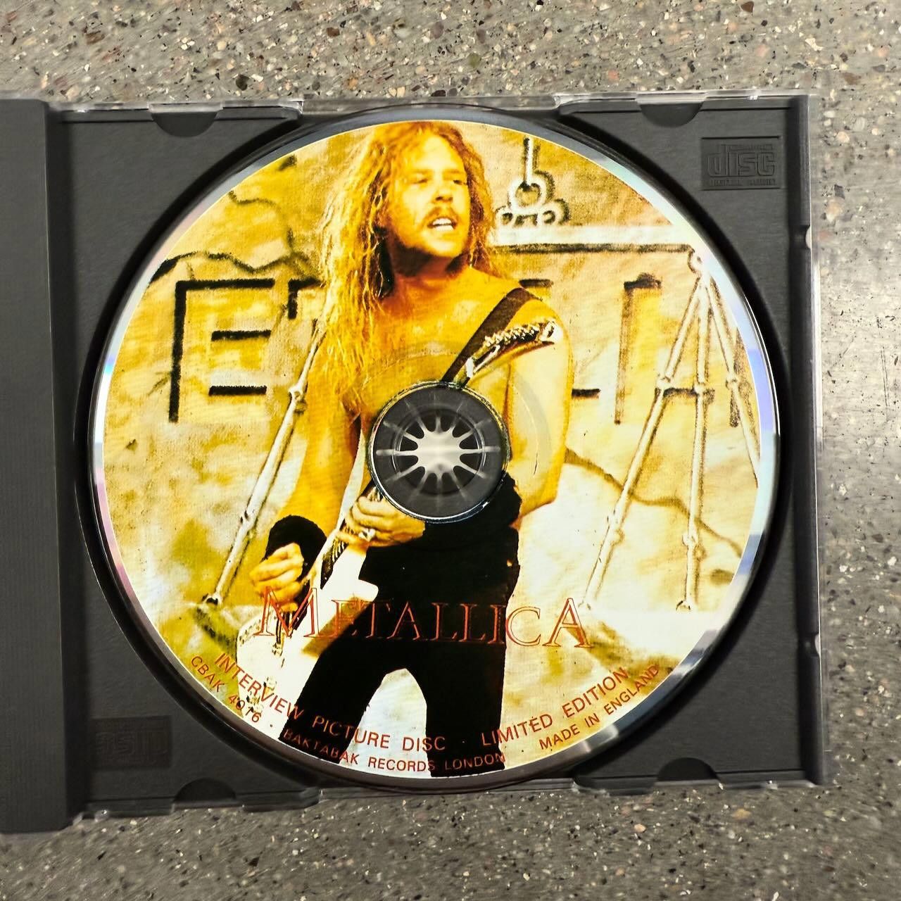 Designer RARE OoP Metallica Interview Picture Disc Ltd Ed Baktabak Size ONE SIZE - 8 Thumbnail
