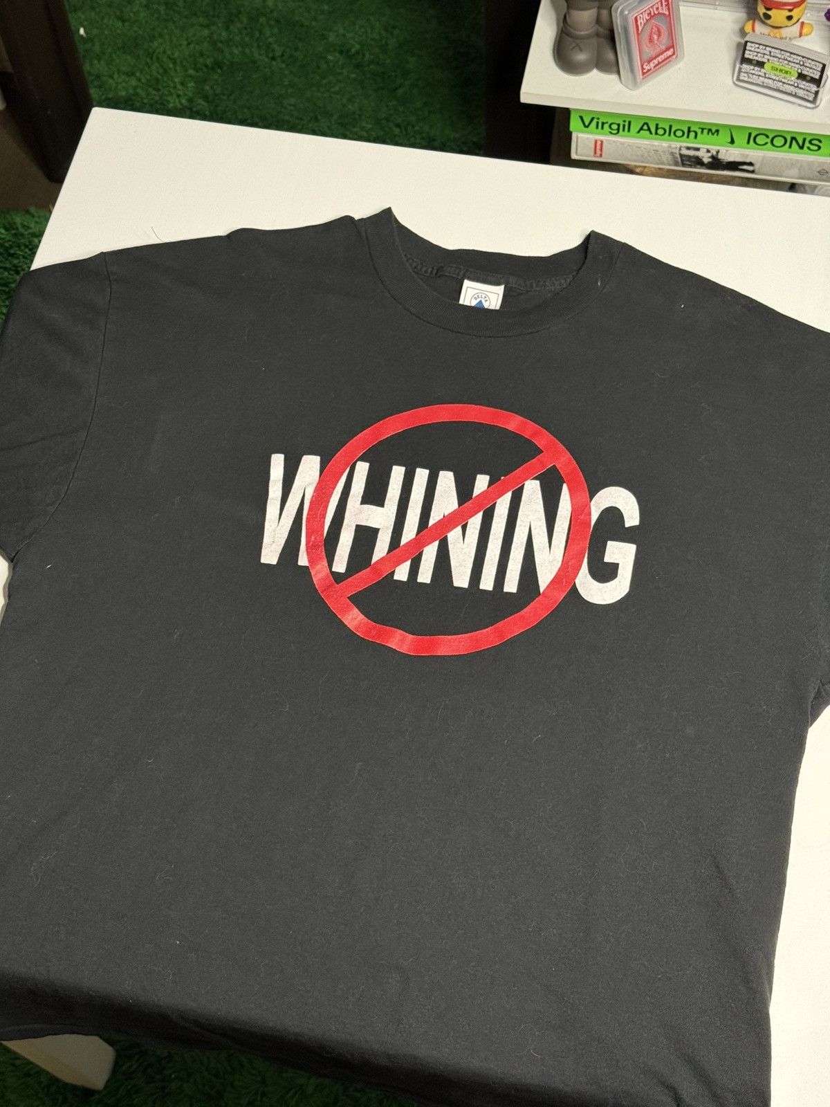 Vintage VINTAGE 1990’s SS No Whining Tee “Black” [XL] PREOWNED Size US XL / EU 56 / 4 - 1 Thumbnail