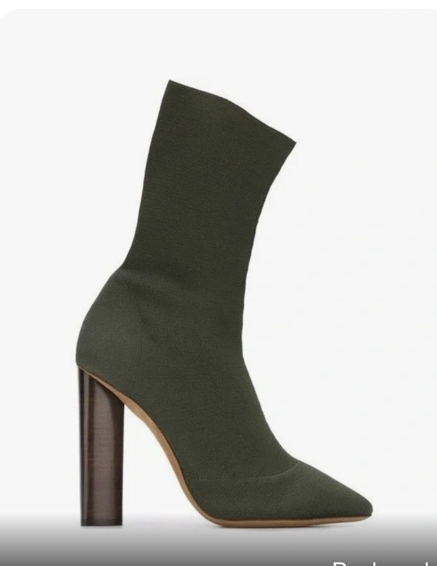 Yeezy Pointed Toe Knit Sock Bootie Size US 10.5 / IT 40.5 - 1 Thumbnail