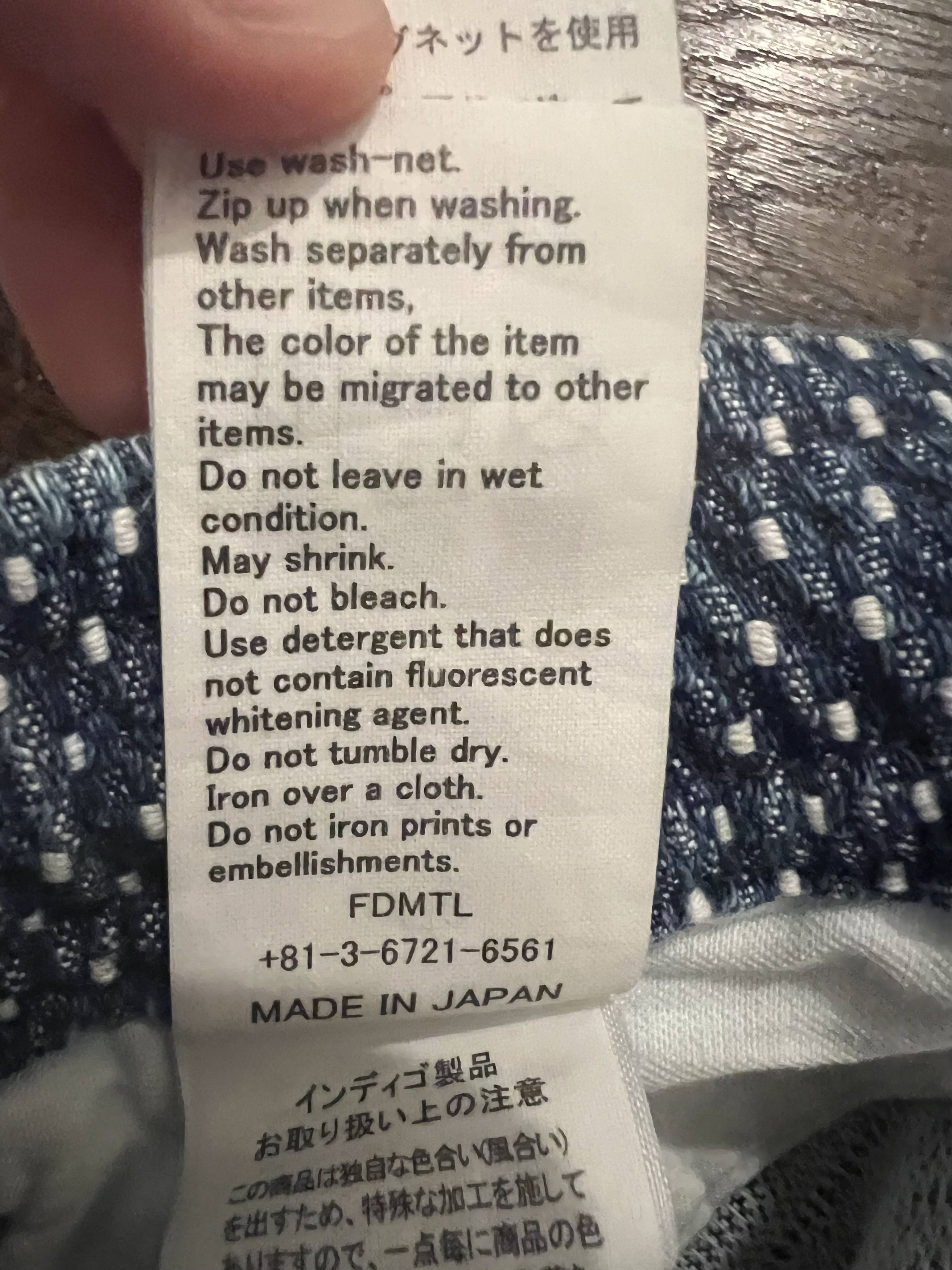 FDMTL FDMTL Boro Patchwork Cargo Rinse Pants Size US 32 / EU 48 - 7 Thumbnail