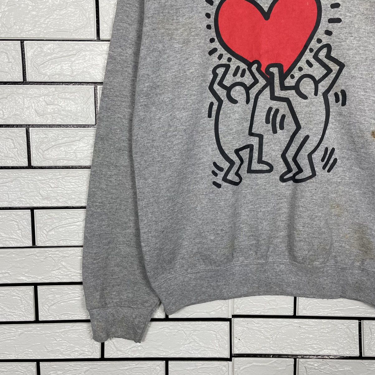 RAGEBLUE Rage Blue x Keith Haring Crewneck Sweatshirt Size US S / EU 44-46 / 1 - 3 Thumbnail
