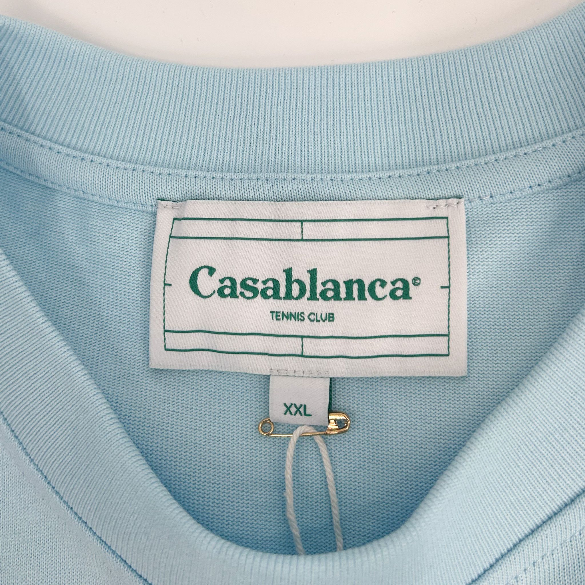 Casablanca Casablanca Tennis Club Icon Screen Printed T-Shirt Size US XXL / EU 58 / 5 - 2 Thumbnail